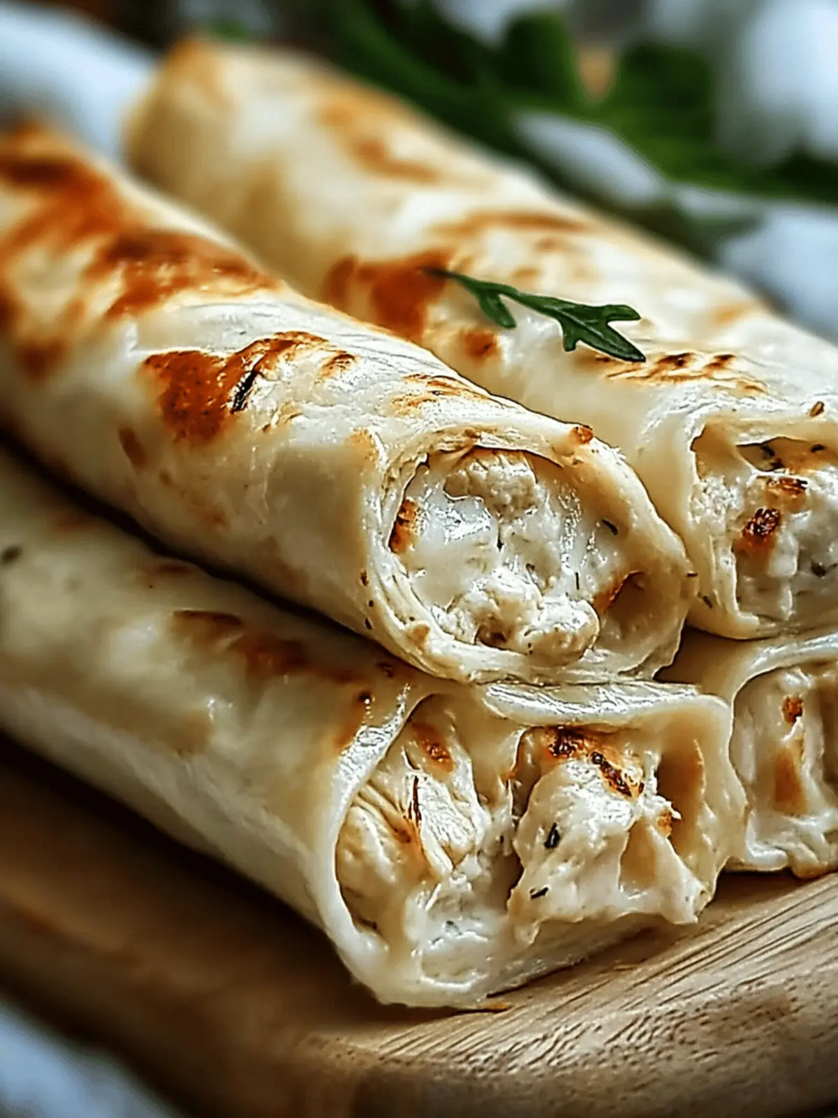 Savory Cheesy Garlic Chicken Wraps for Quick Family Meals 2 Cheesy Garlic Chicken Wraps