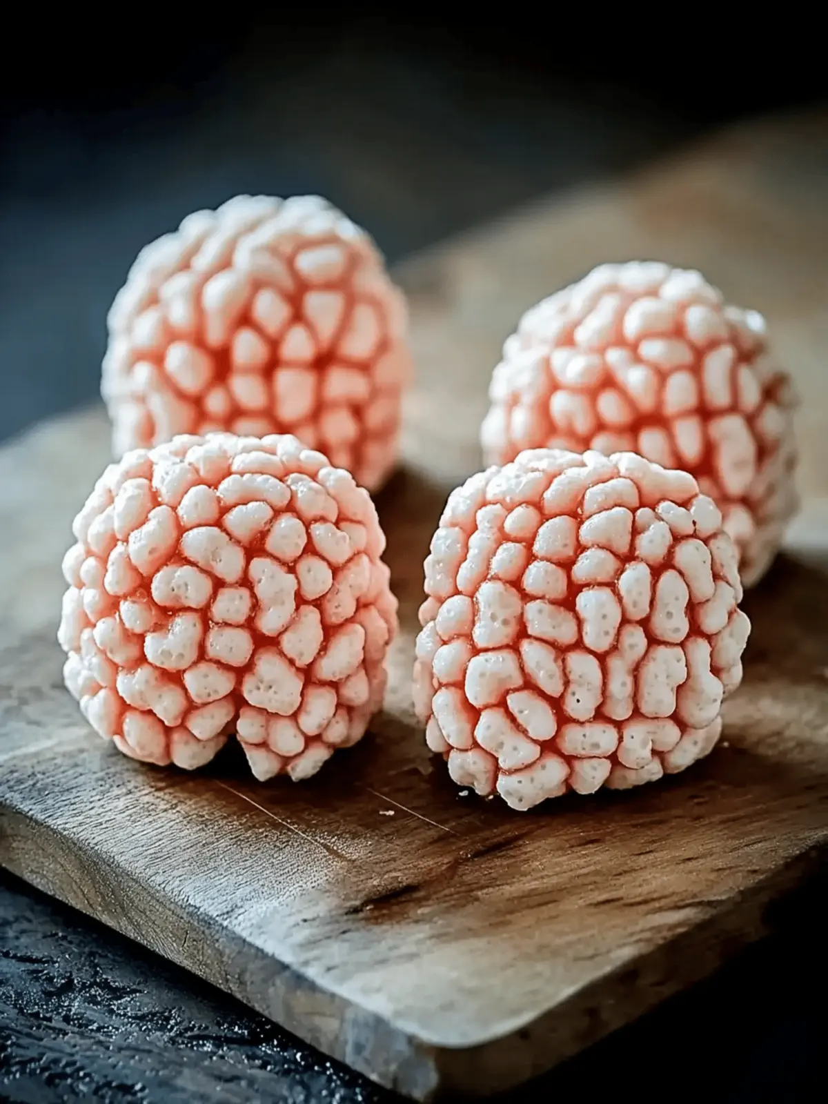 Perfect Rice Krispies Treat Marshmallow Brains for Spooky Fun 2 Perfect Rice Krispies Treat Marshmallow Brains