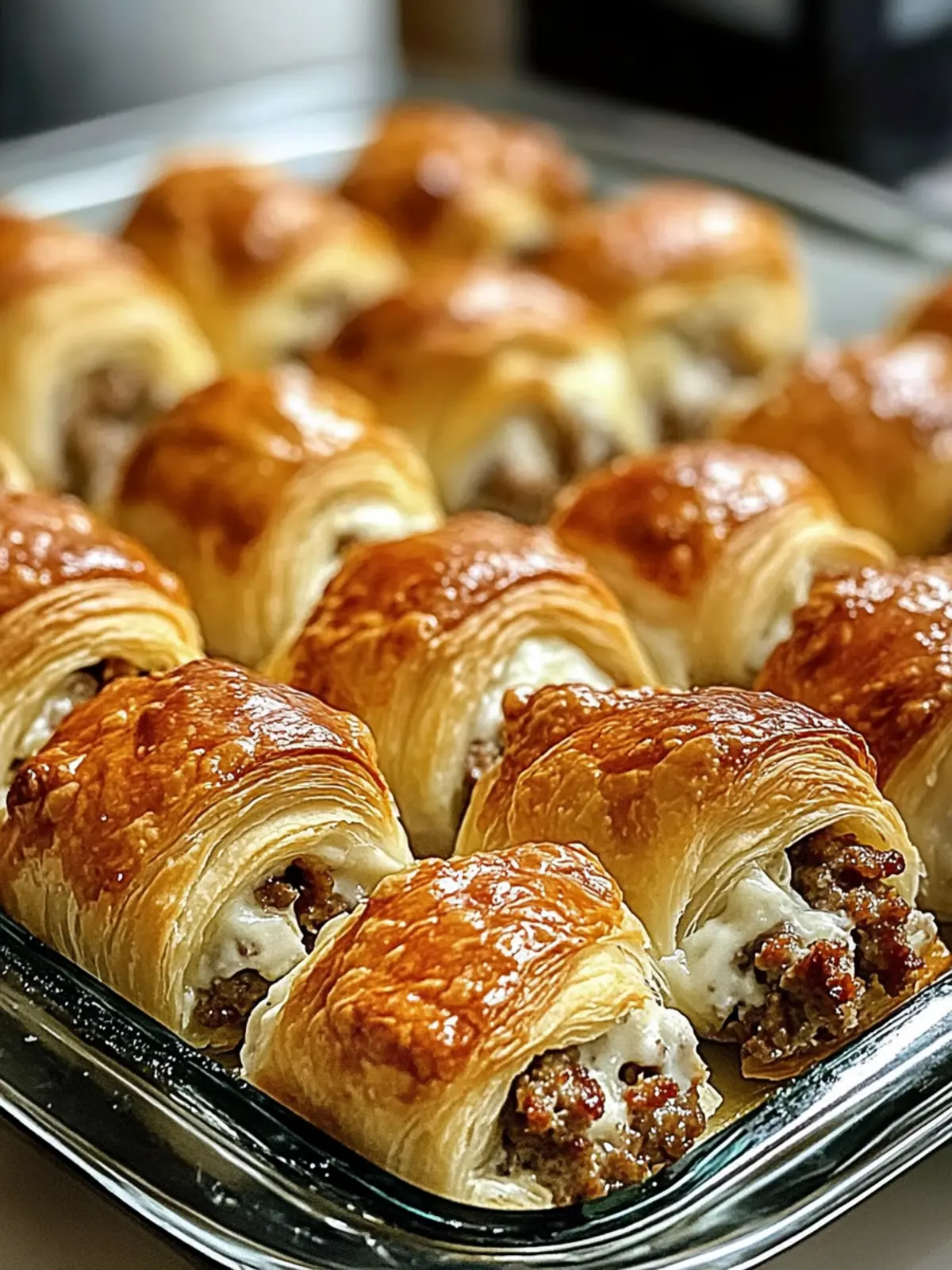 Baked Sausage Cream Cheese Crescents for Ultimate Comfort Snack 3 Baked Sausage Cream Cheese Crescents