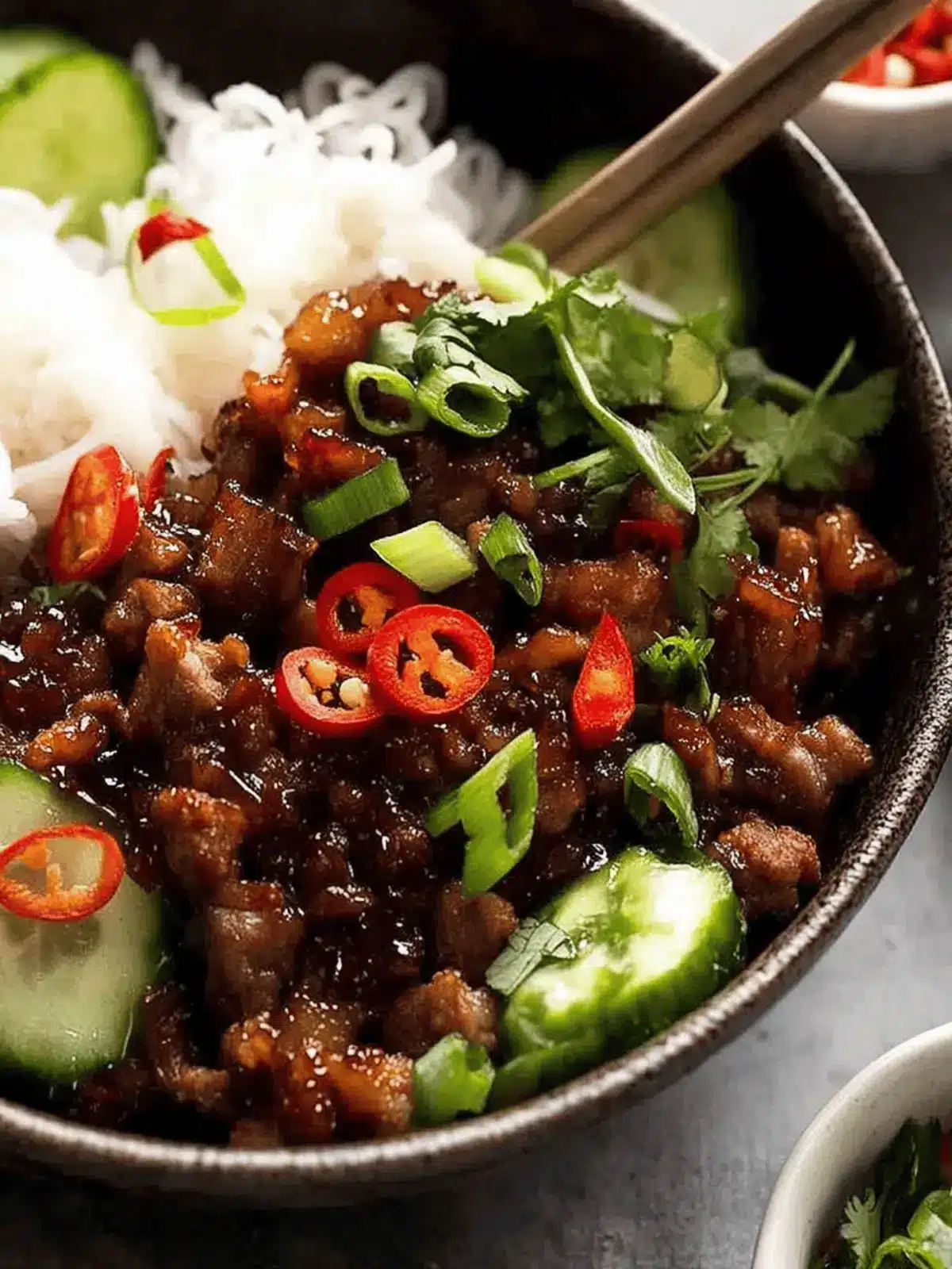 Savory Vietnamese Caramelised Pork Bowls Ready in 20 Minutes 2 Vietnamese Caramelised Pork Bowls