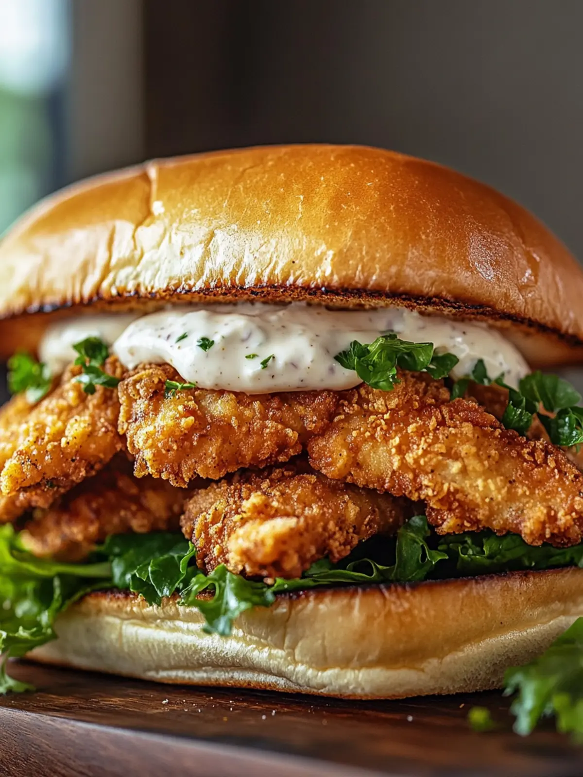 Cajun Crispy Chicken Sandwich with Garlic Aioli for Ultimate Flavor 2 Cajun Crispy Chicken Sandwich with Garlic Aioli