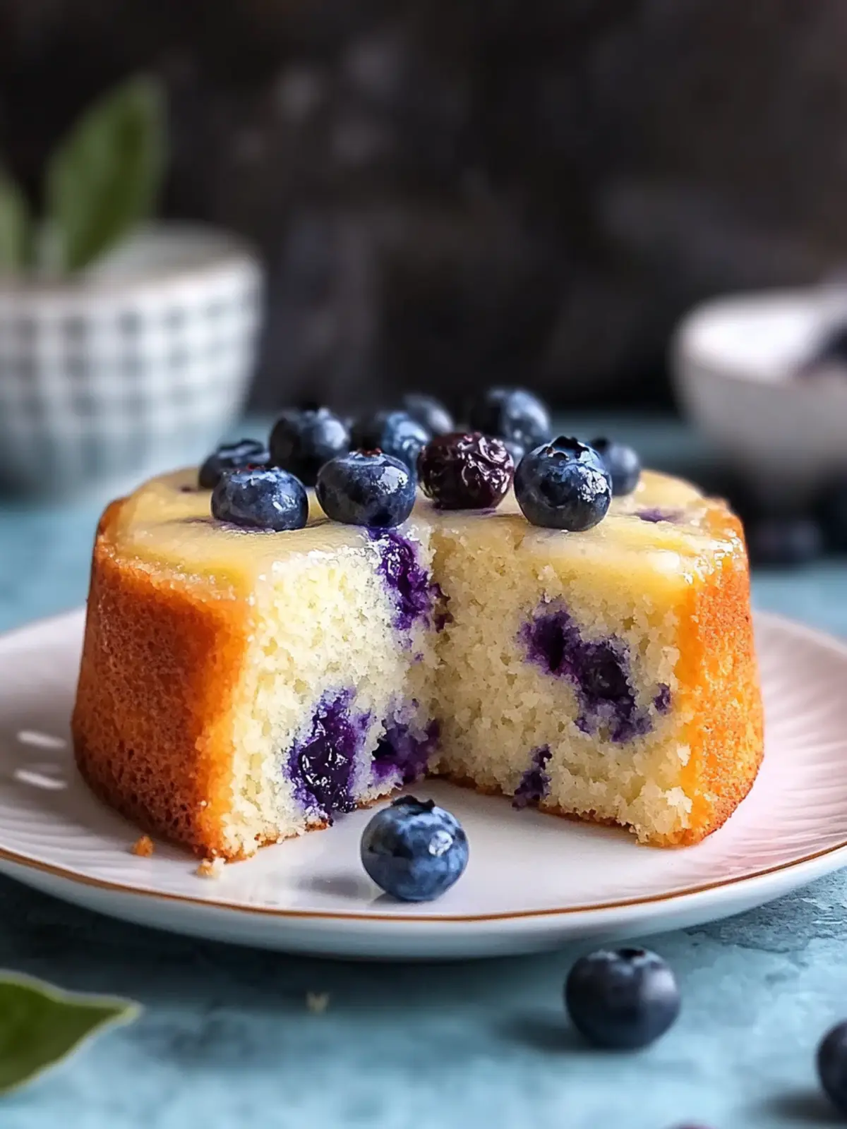 Air Fryer Blueberry Yogurt Cake: Moist, Easy & Irresistible Treat 4 Air Fryer Blueberry Yogurt Cake