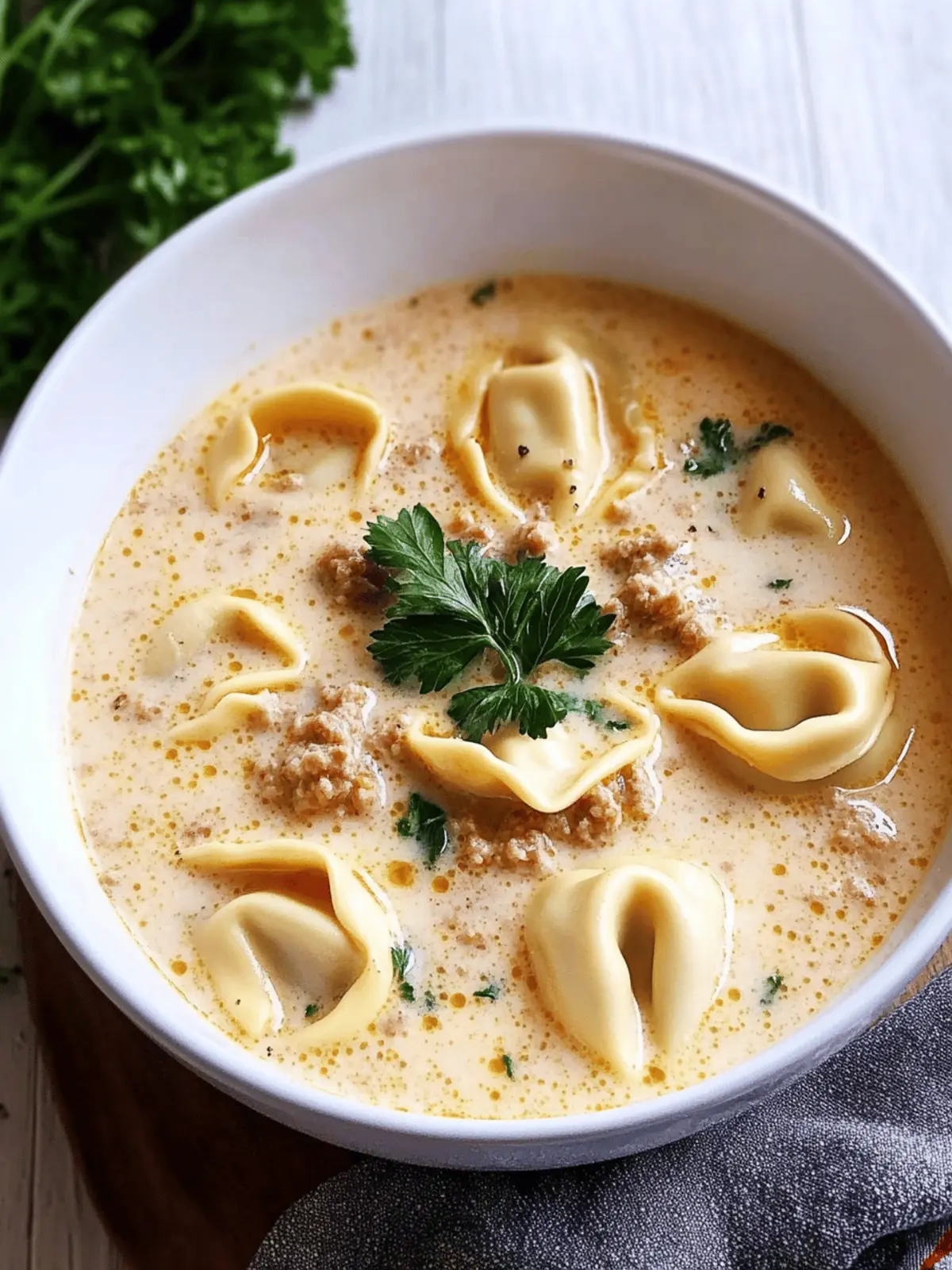 Creamy Tortellini Soup: Your Ultimate Cozy Comfort Bowl 2 Creamy Tortellini Soup
