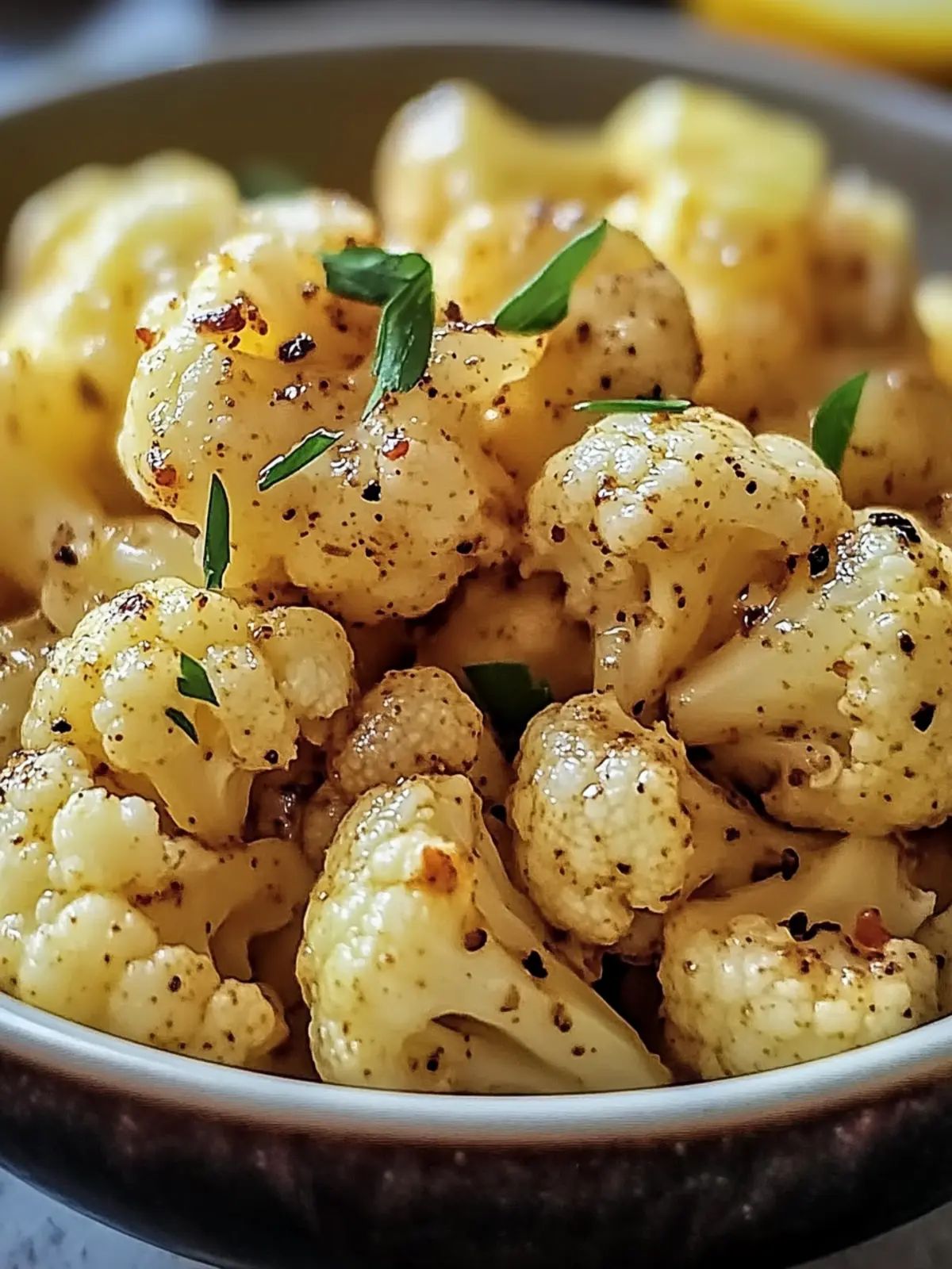 Crispy Vegan Lemon Pepper Cauliflower for Impressive Dinners 3 Vegan Lemon Pepper Cauliflower