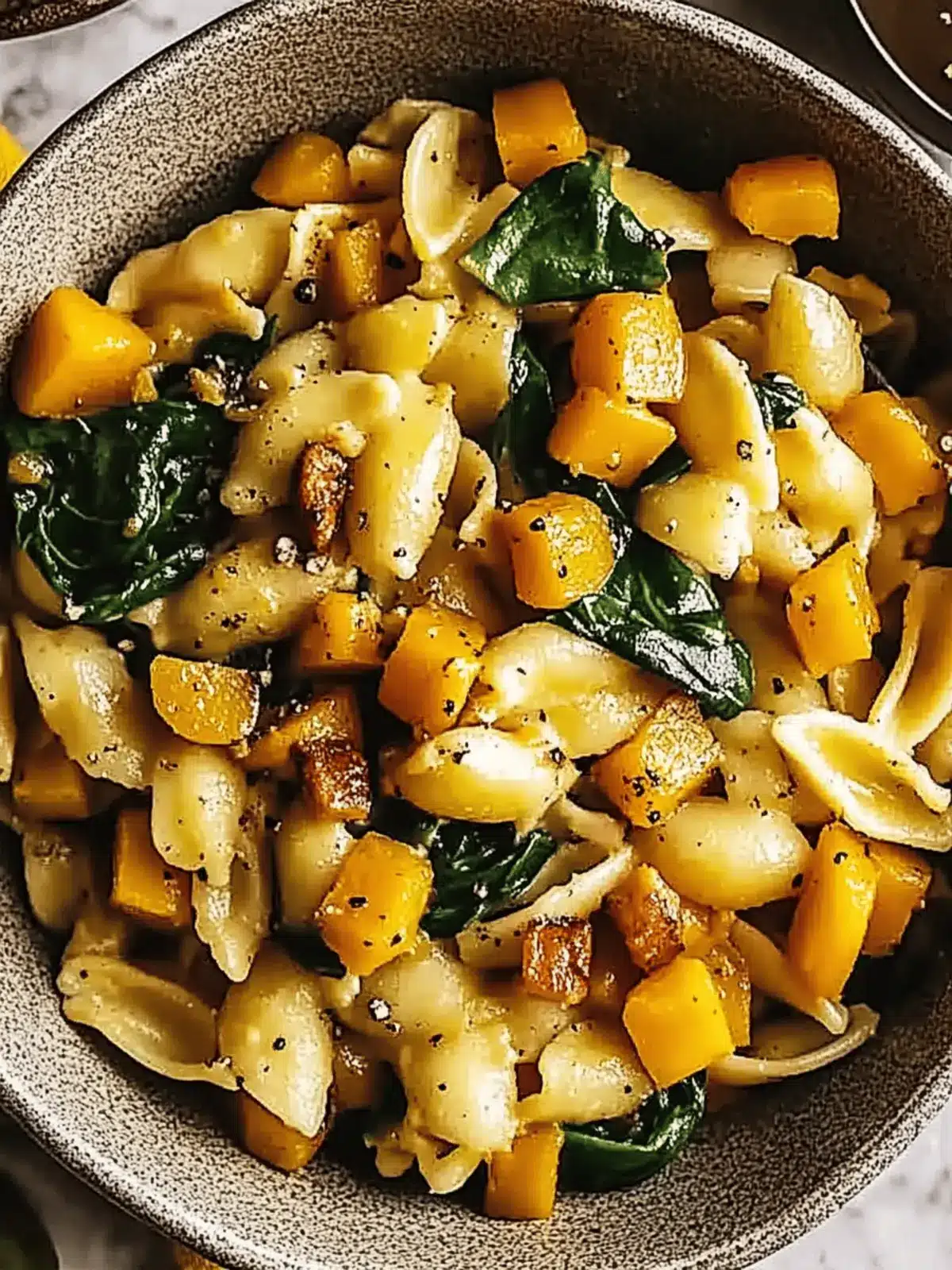 Creamy Butternut Squash Spinach Pasta in 30 Minutes Flat 2 Butternut Squash Spinach Pasta