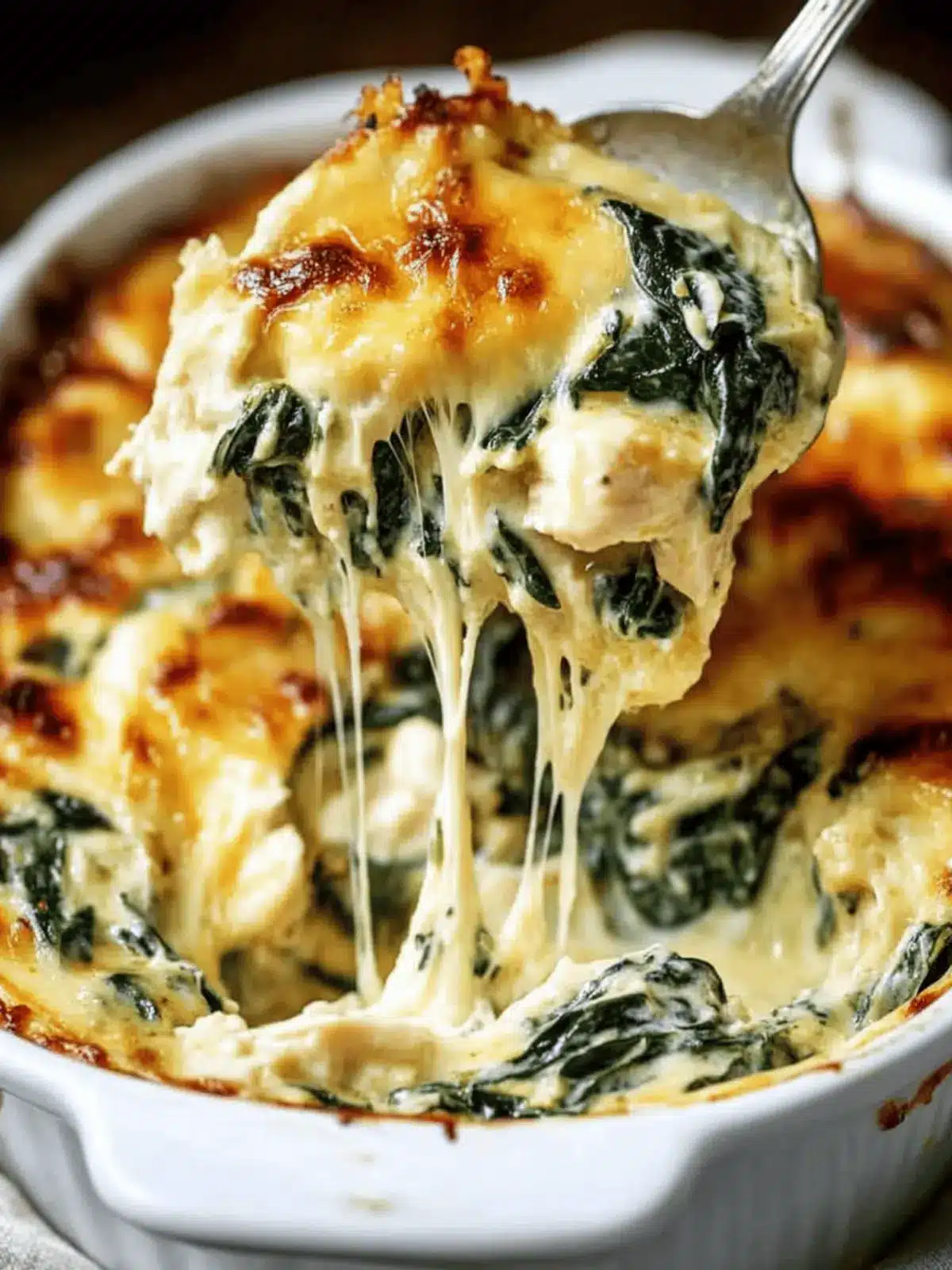 Creamy Spinach Chicken Casserole for Cozy Family Nights 4 Creamy Spinach Chicken Casserole