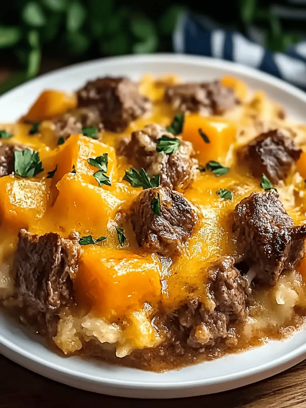 Hearty Slow Cooker Steak and Cheddar Casserole Bliss 4 Slow Cooker Steak and Cheddar Casserole