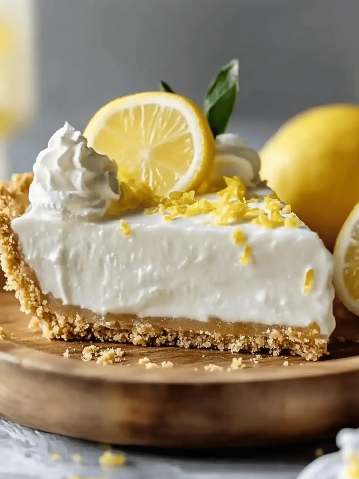 No-Bake Lemon Icebox Pie: A Refreshing Creamy Delight 4 No-Bake Lemon Icebox Pie