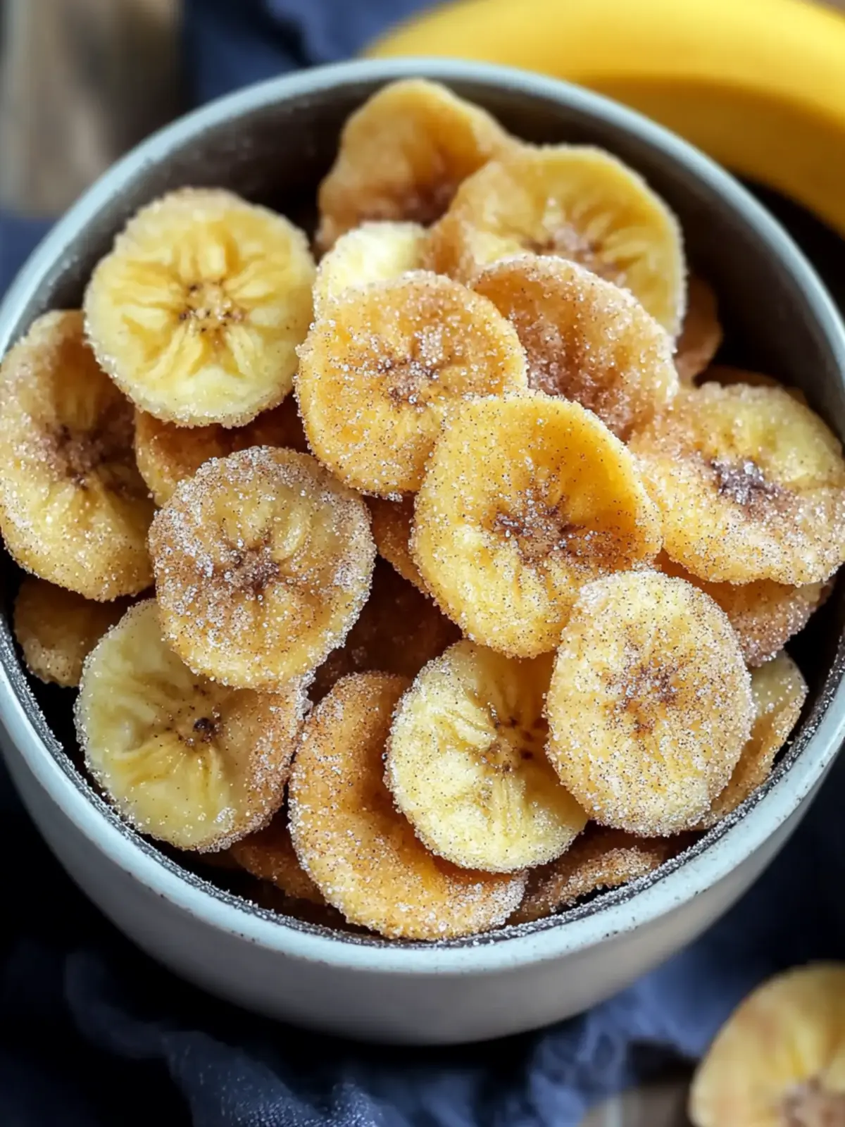 Crispy Cinnamon-Sugar Air Fryer Banana Chips You Need to Try 3 Crispy Cinnamon-Sugar Air Fryer Banana Chips