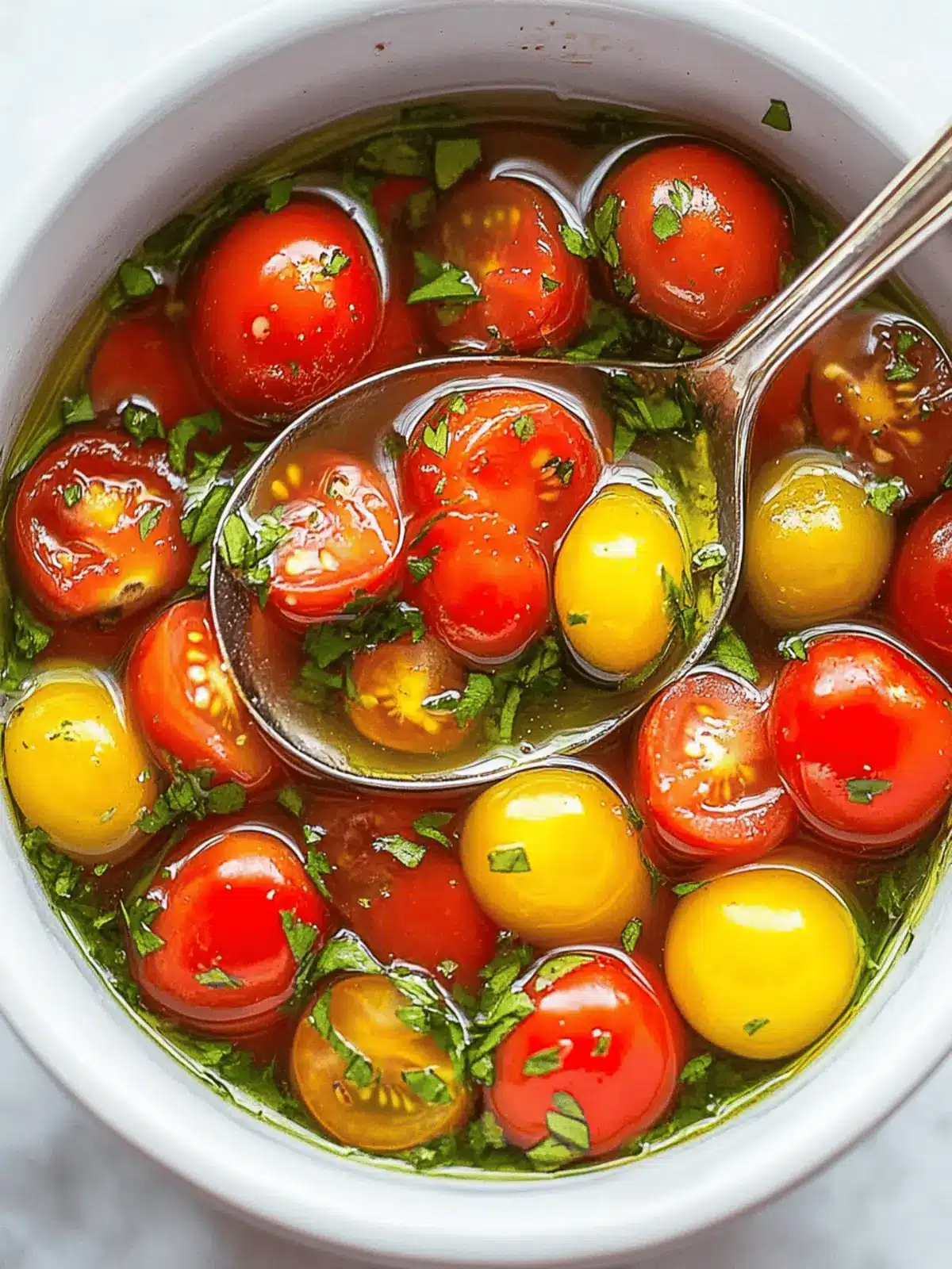 Zesty Simple Marinated Cherry Tomatoes Recipe for Summer Bliss 2 Simple Marinated Cherry Tomatoes Recipe