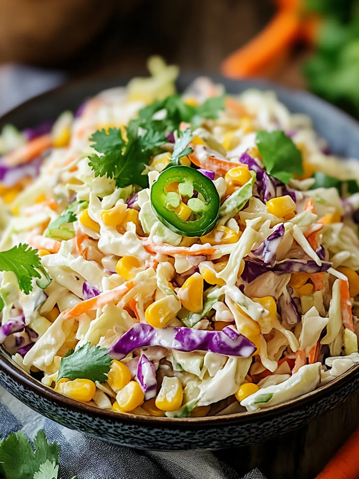 Spice Up Your Table with Zesty Jalapeno Corn Coleslaw 4 Jalapeno Corn Coleslaw