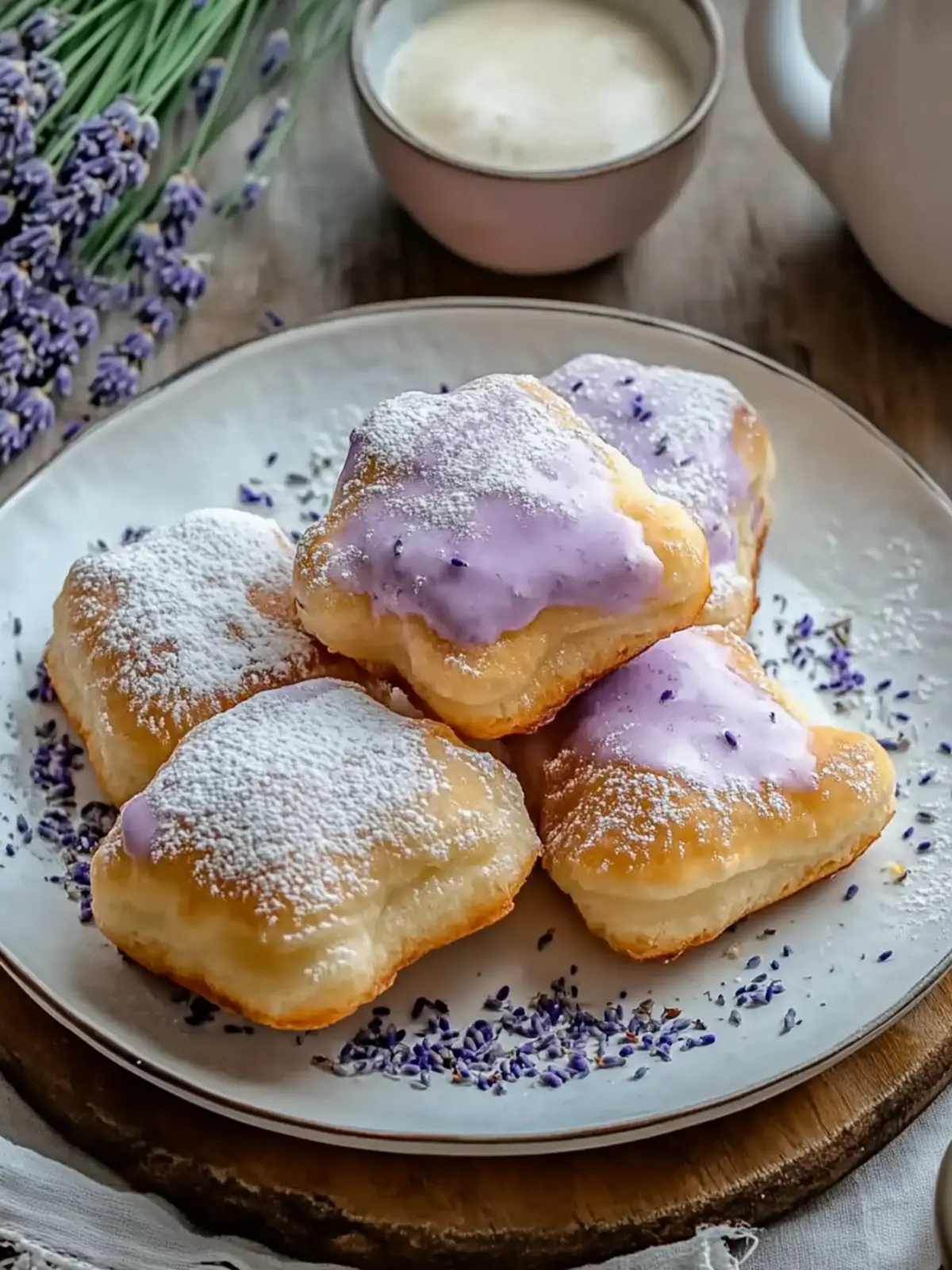 Delightful Lavender Vanilla Bean Beignets for Your Brunch Fun 2 Lavender Vanilla Bean Beignets
