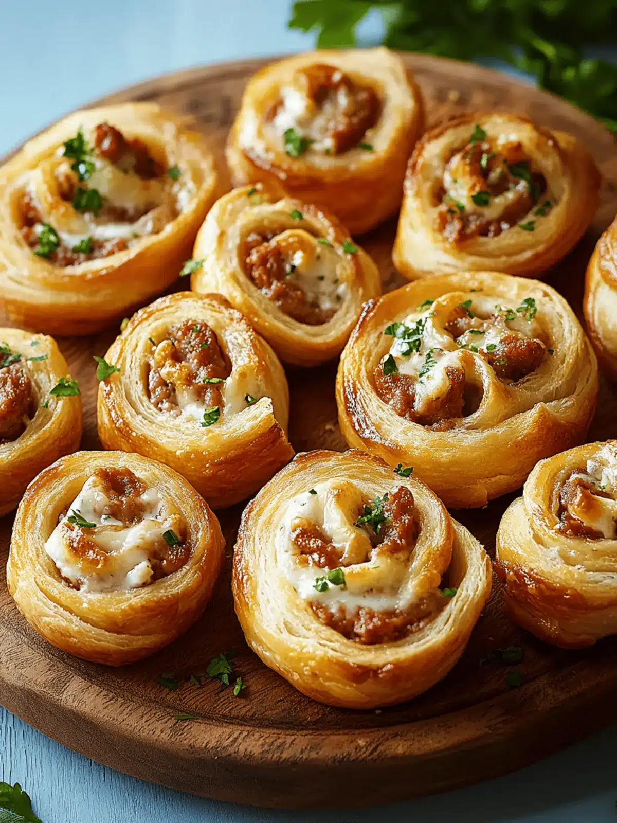 Sausage and Cream Cheese Pinwheels The Ultimate Game Day Treat 3 Sausage and Cream Cheese Pinwheels (Football Season Recipe)