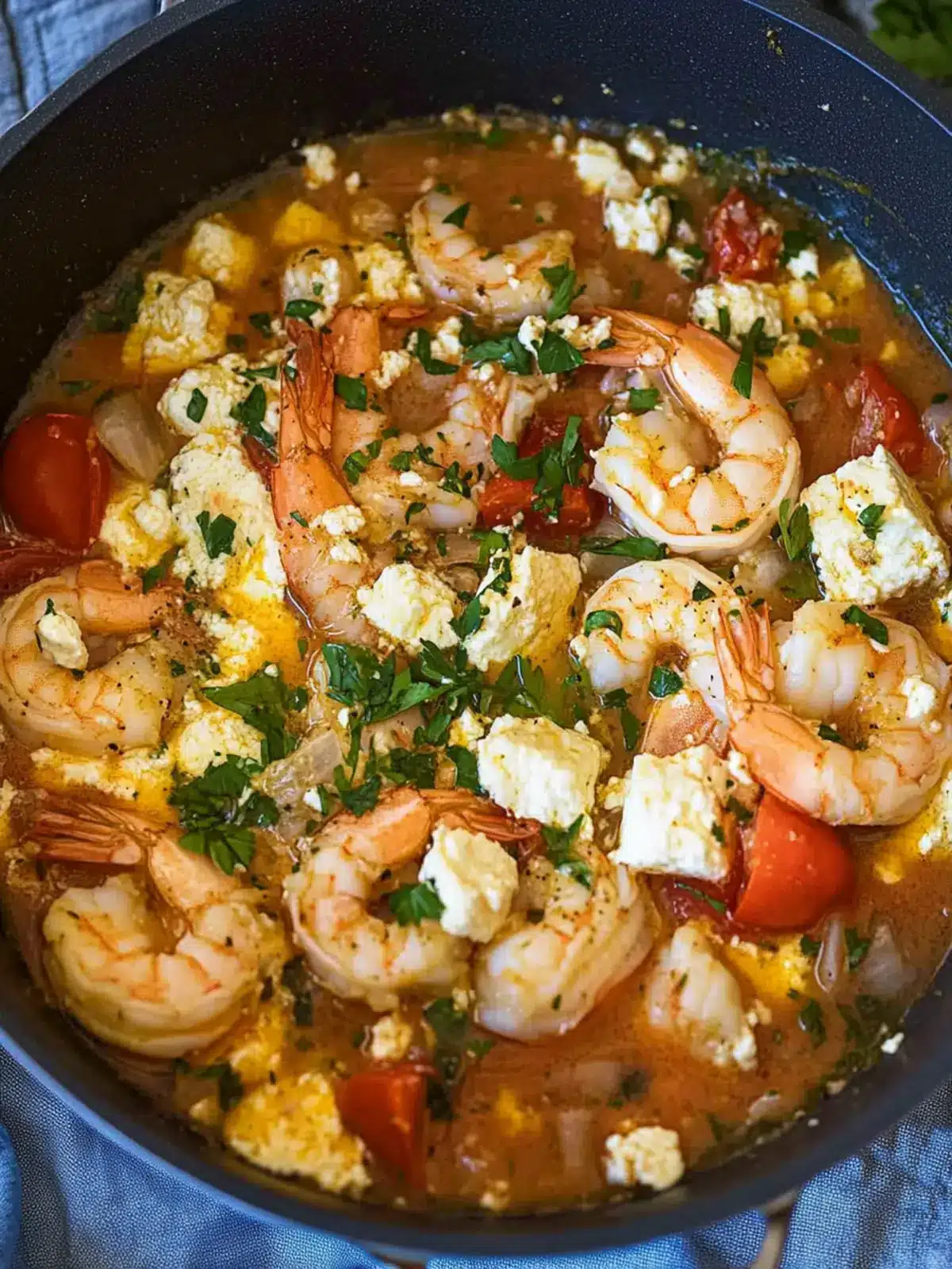 Savory Greek Shrimp Saganaki: Quick & Delicious Dinner! 2 Greek Shrimp Saganaki
