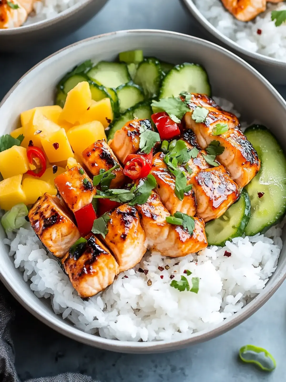 Sweet and Spicy Salmon Bowls for a Flavor-Packed Dinner 4 Sweet and Spicy Salmon Bowls