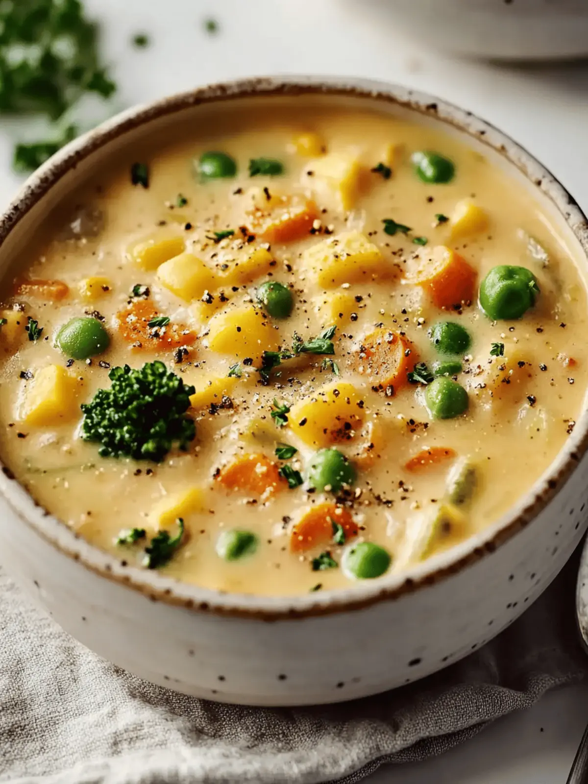 Hearty Veggie Pot Pie Soup for Ultimate Comfort Food Bliss 4 Veggie Pot Pie Soup