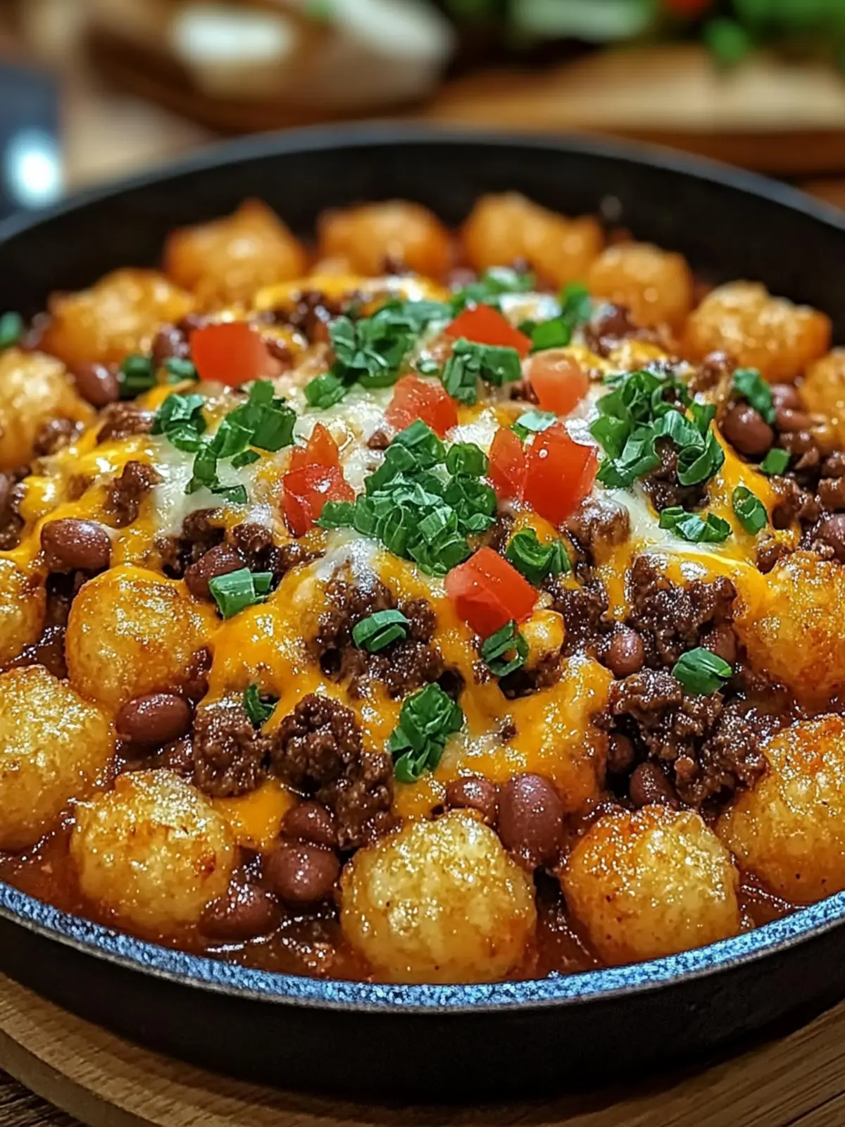 Beef & Bean Tater Tot Skillet: Your Family's New Dinner Hero 2 Beef & Bean Tater Tot Skillet