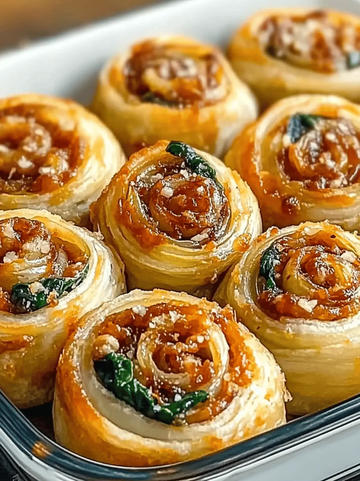 Vegan Caramelized Onion & Spinach Pizza Rolls for Cozy Nights 3 Vegan Caramelized Onion & Spinach Pizza Rolls