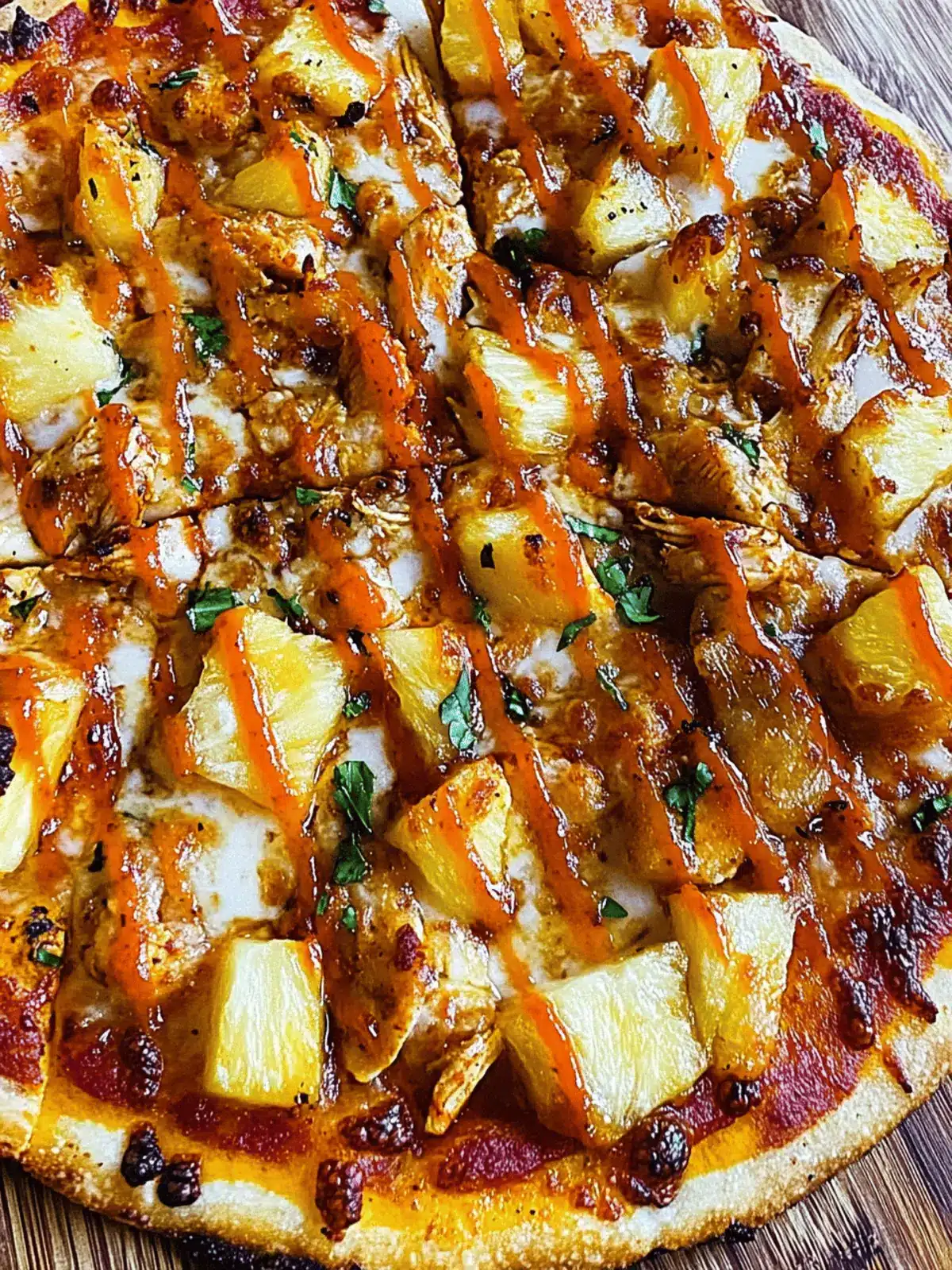 Pineapple Sriracha Chicken Outdoor Pizza that Wows Every Bite 3 Pineapple Sriracha Chicken Outdoor Pizza