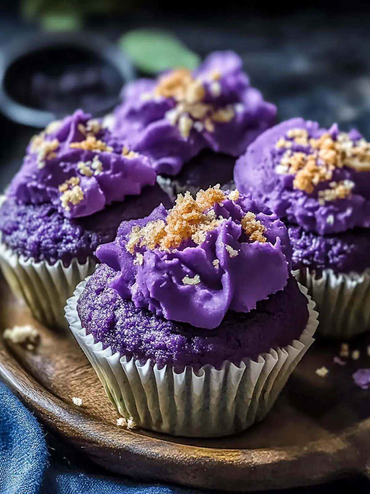 Fluffy Ube Muffins - A Nutty Filipino Delight to Bake Today 4 Ube Muffins