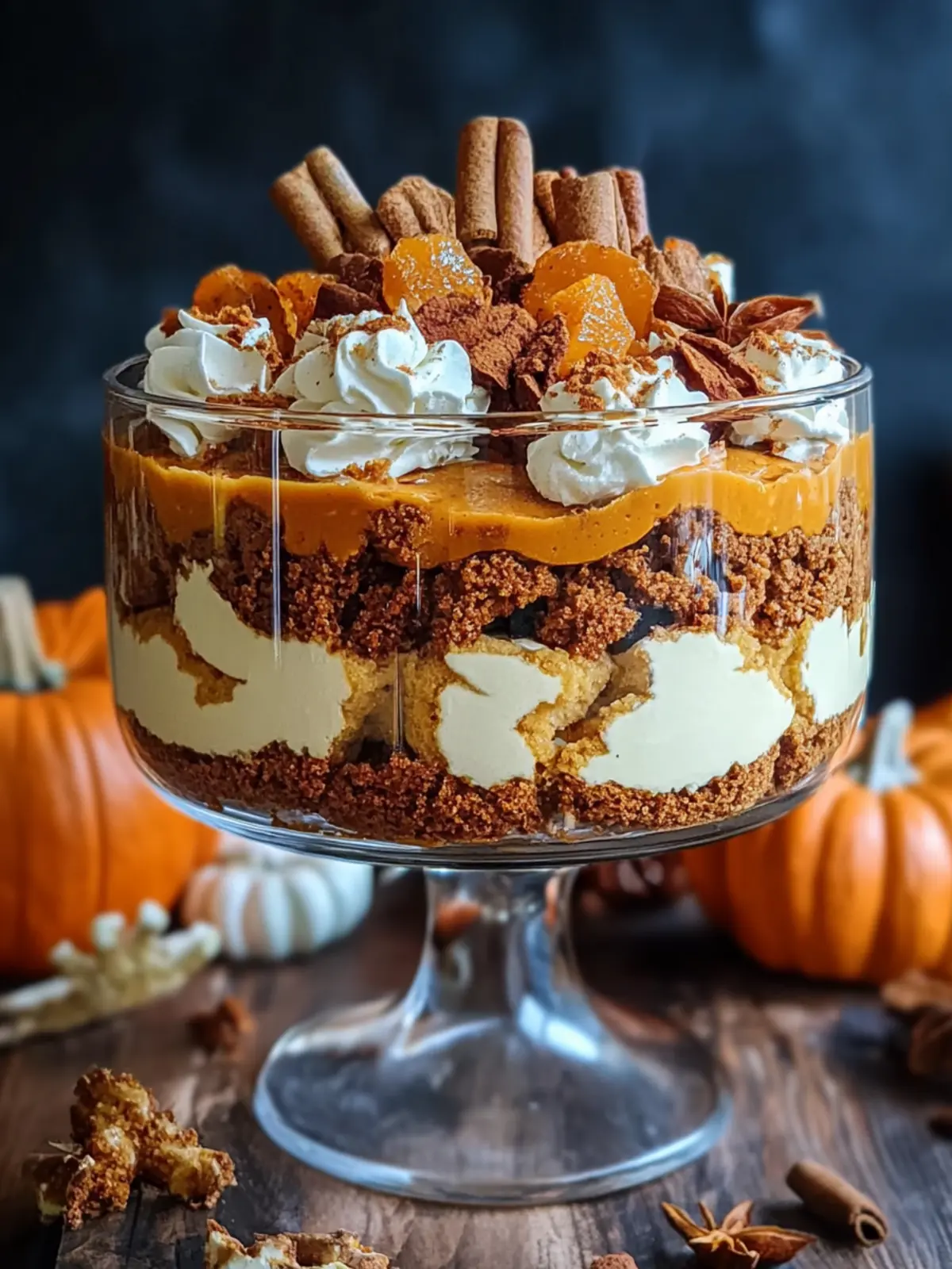 Gingerbread Pumpkin Trifle: A Cozy Holiday Dessert Experience 3 Gingerbread Pumpkin Trifle