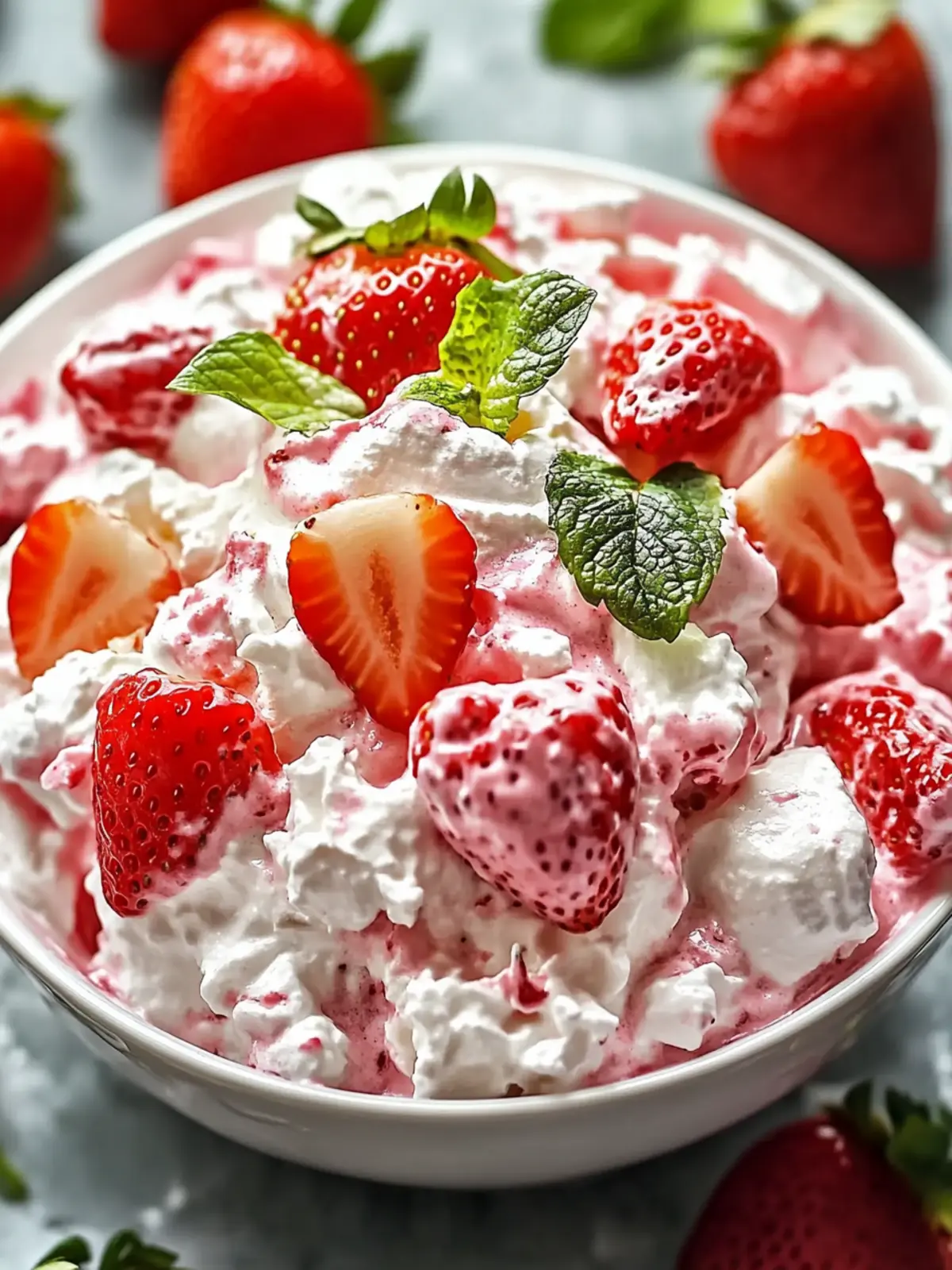 6 Terrific Happy Strawberry Fluff Salad Dessert for Any Occasion 3 6 Terrific Happy Strawberry Fluff Salad Dessert