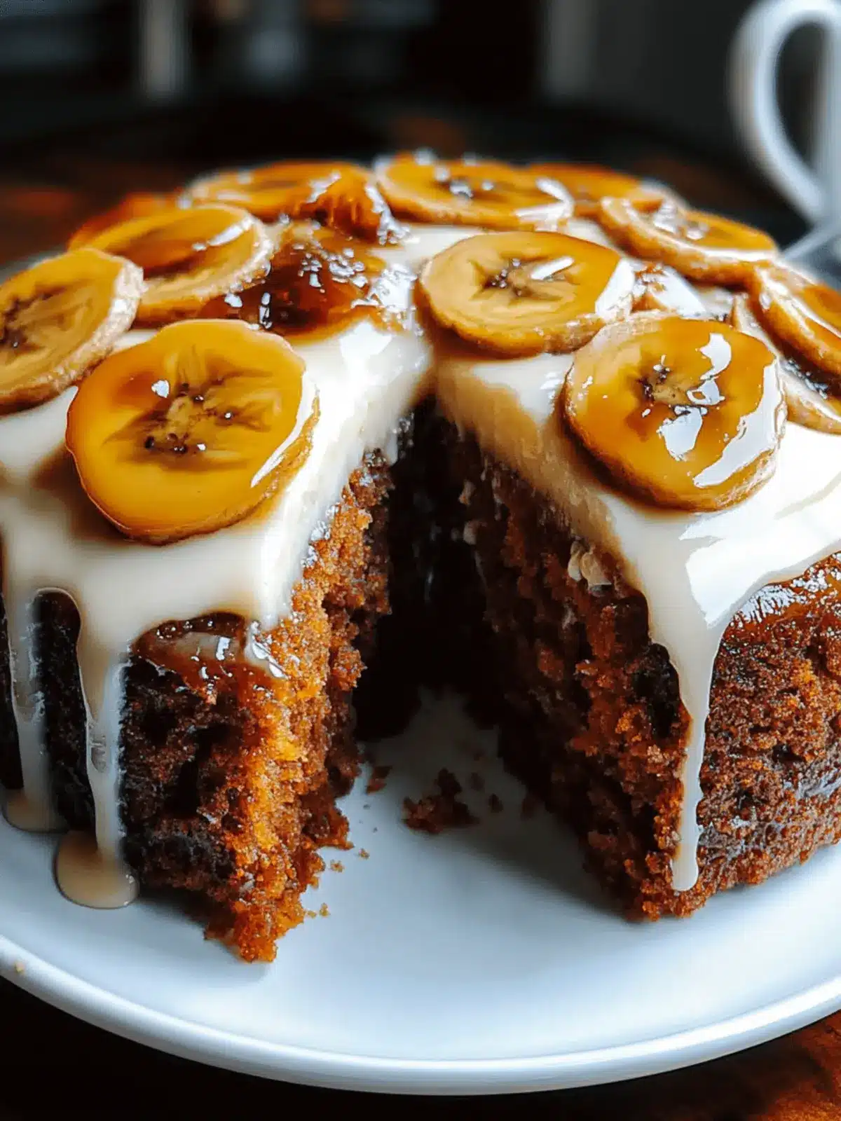 Caramelized Banana Carrot Cake: Moist, Sweet, and Healthy Delight 3 Caramelized Banana Carrot Cake