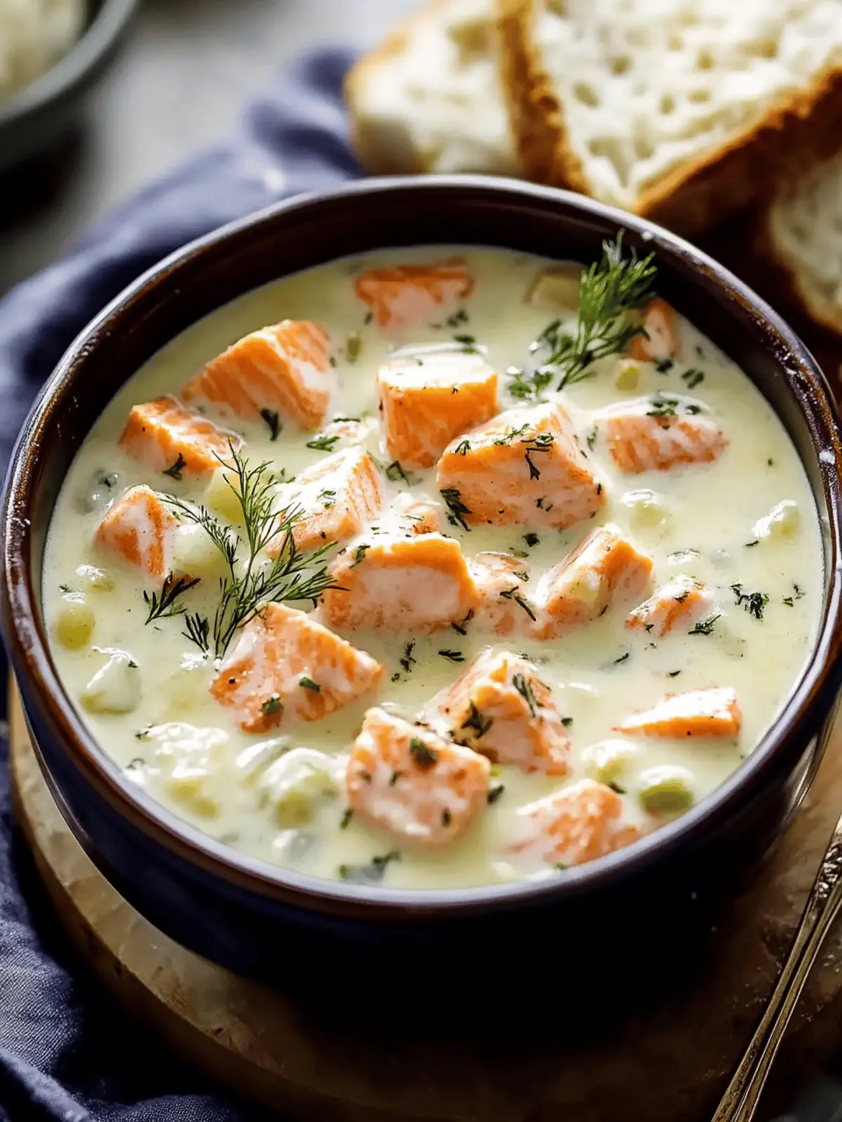Creamy Salmon Chowder for Cozy Nights and Warm Smiles 4 Creamy Salmon Chowder