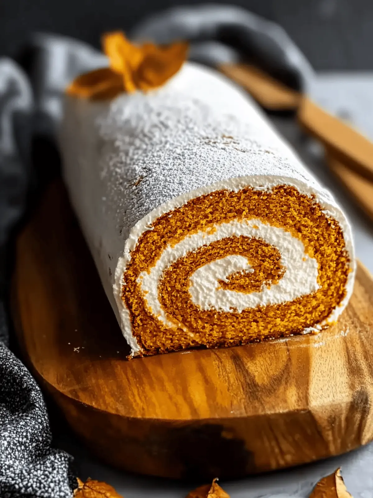Savory Pumpkin Swiss Roll with Creamy Fall Delight 3 Pumpkin Swiss Roll
