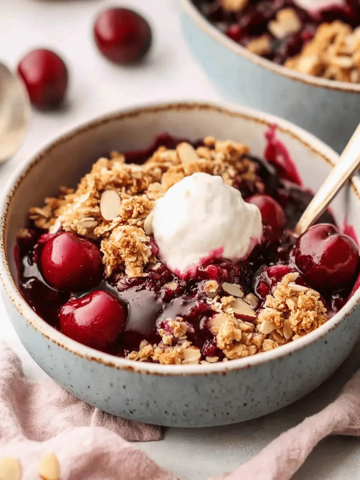 Delicious Almond Cherry Crisp Recipe You Can t Resist 4 Almond Cherry Crisp Recipe