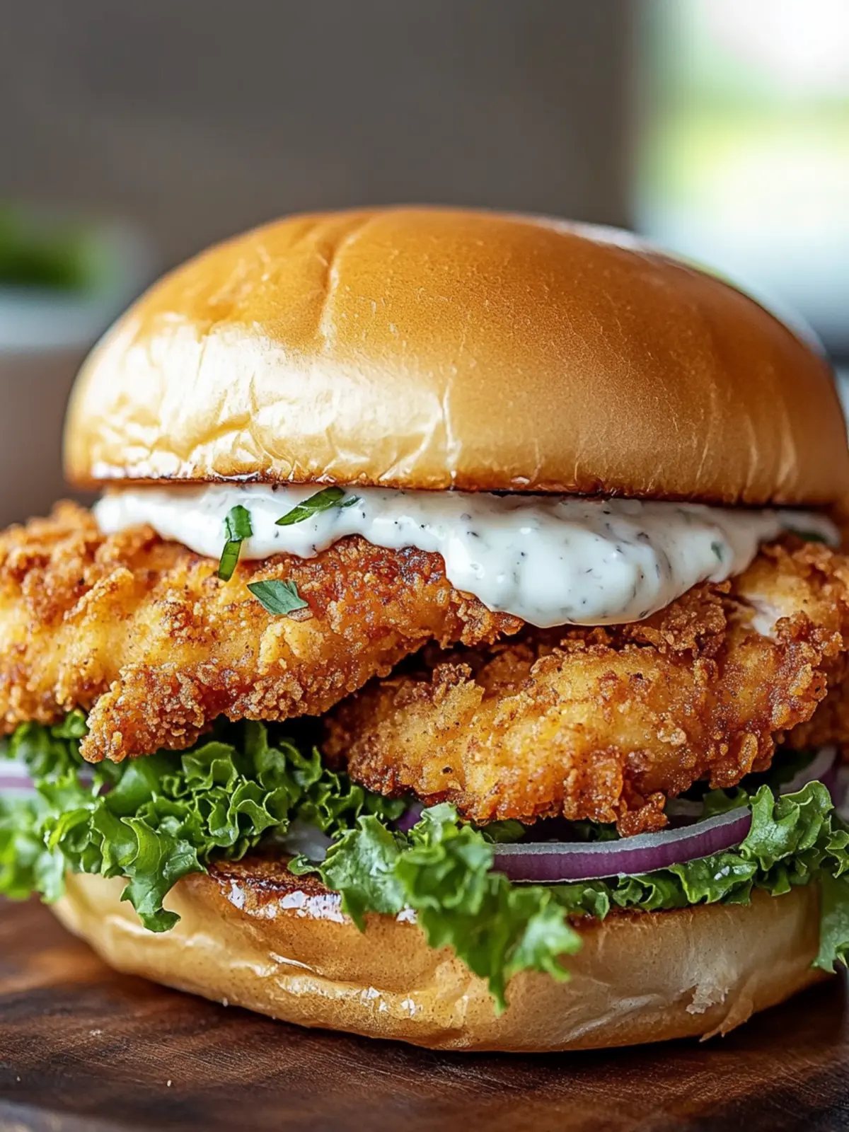 Cajun Crispy Chicken Sandwich with Garlic Aioli for Ultimate Flavor 3 Cajun Crispy Chicken Sandwich with Garlic Aioli