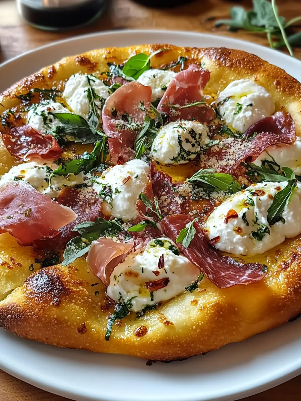 Delicious Prosciutto and Honey Burrata Pizza in 27 Minutes 4 Prosciutto and Honey Burrata Pizza