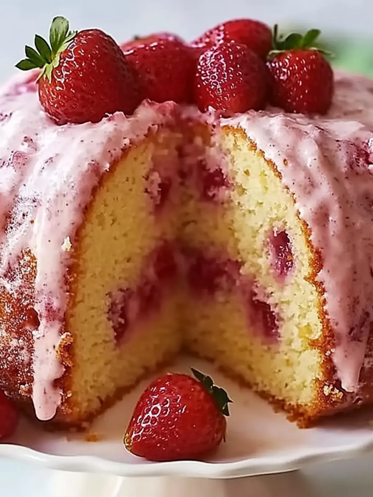 Irresistible Strawberry Milkshake Pound Cake for Sweet Nostalgia 3 Strawberry Milkshake Pound Cake