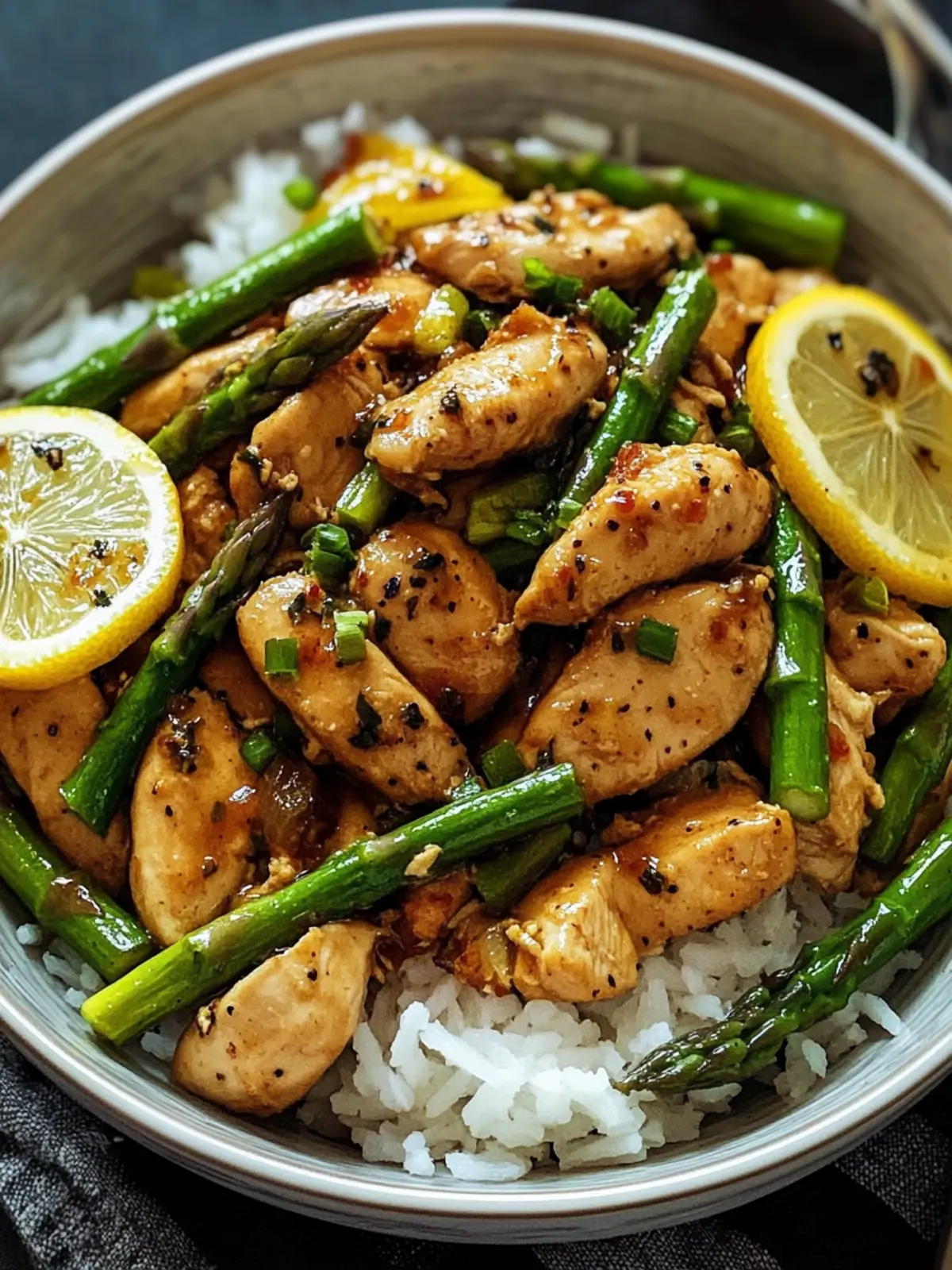 Zesty Lemon Chicken Asparagus Stir-Fry Ready in 20 Minutes 4 Lemon Chicken Asparagus Stir-Fry