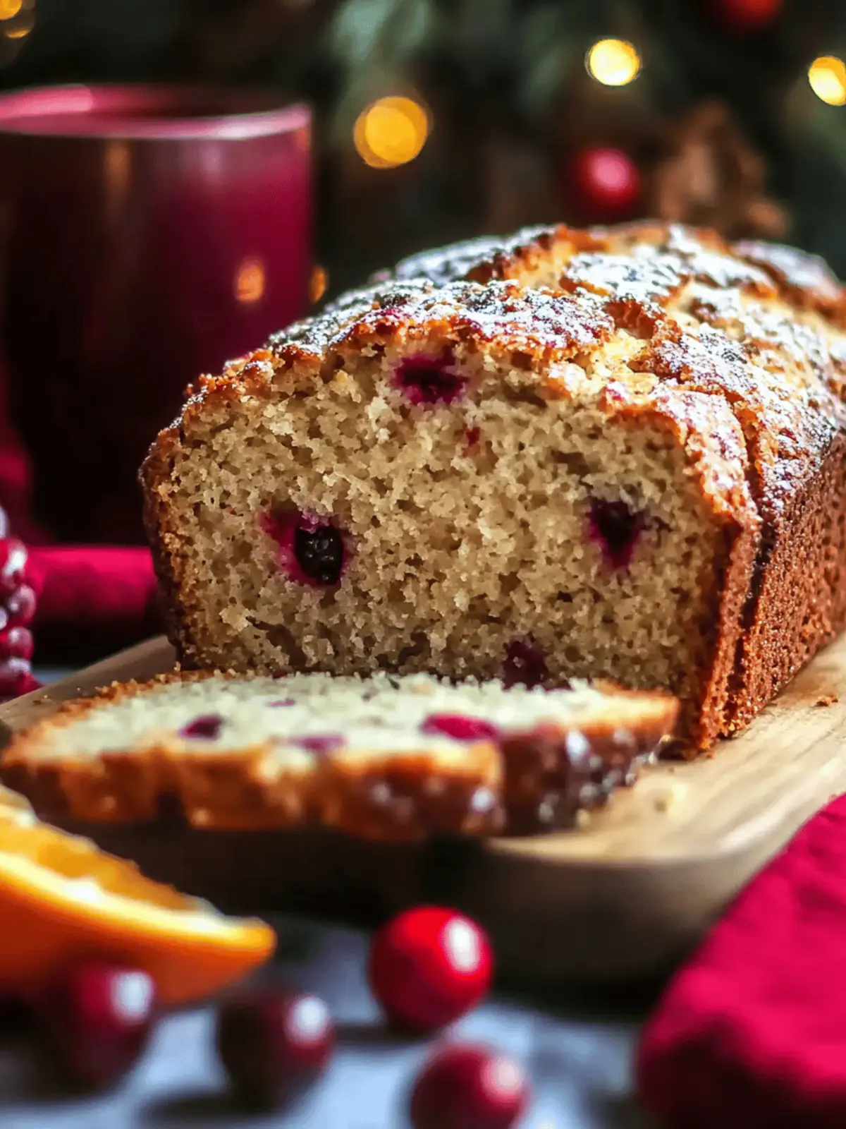 Deliciously Easy Cranberry Orange Bread for Holiday Cheer 2 Easy Cranberry Orange Bread