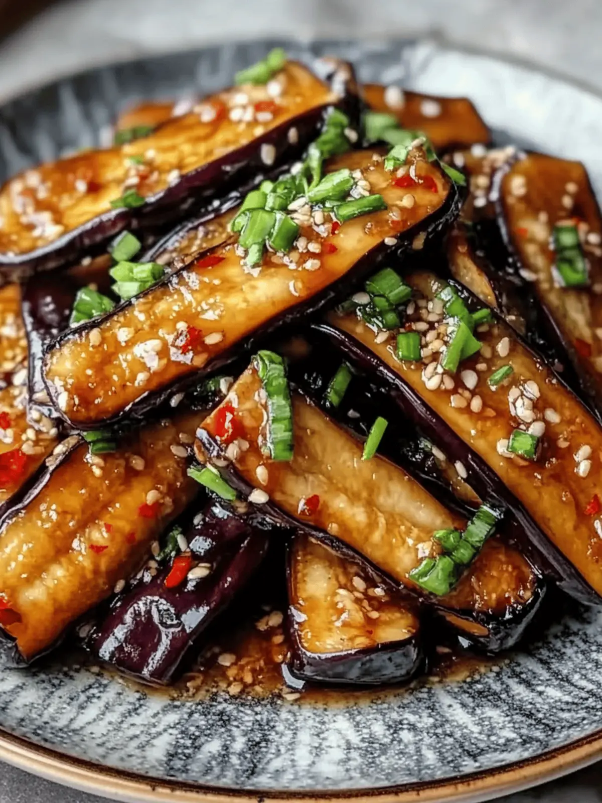 Crispy Eggplant Tossed in Garlic Soy Glaze for Divine Flavor 3 Crispy Eggplant Tossed in Garlic Soy Glaze