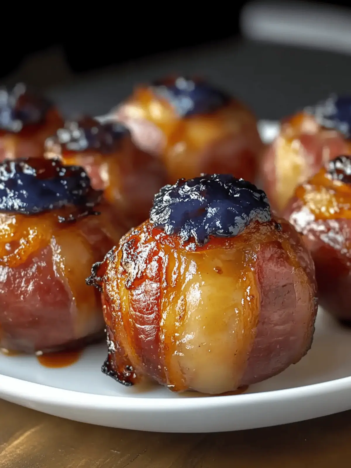 Savory Cheddar Stuffed BBQ Bacon Bombs Recipe for Parties 4 Cheddar Stuffed BBQ Bacon Bombs Recipe