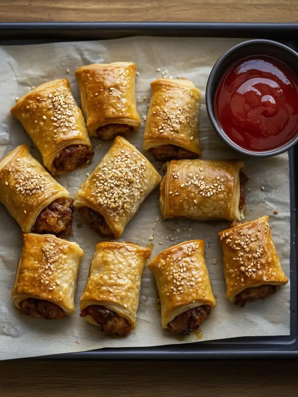 Savory Pork Sausage Rolls: A Crispy Fillo Delight at Home 4 Pork Sausage Rolls