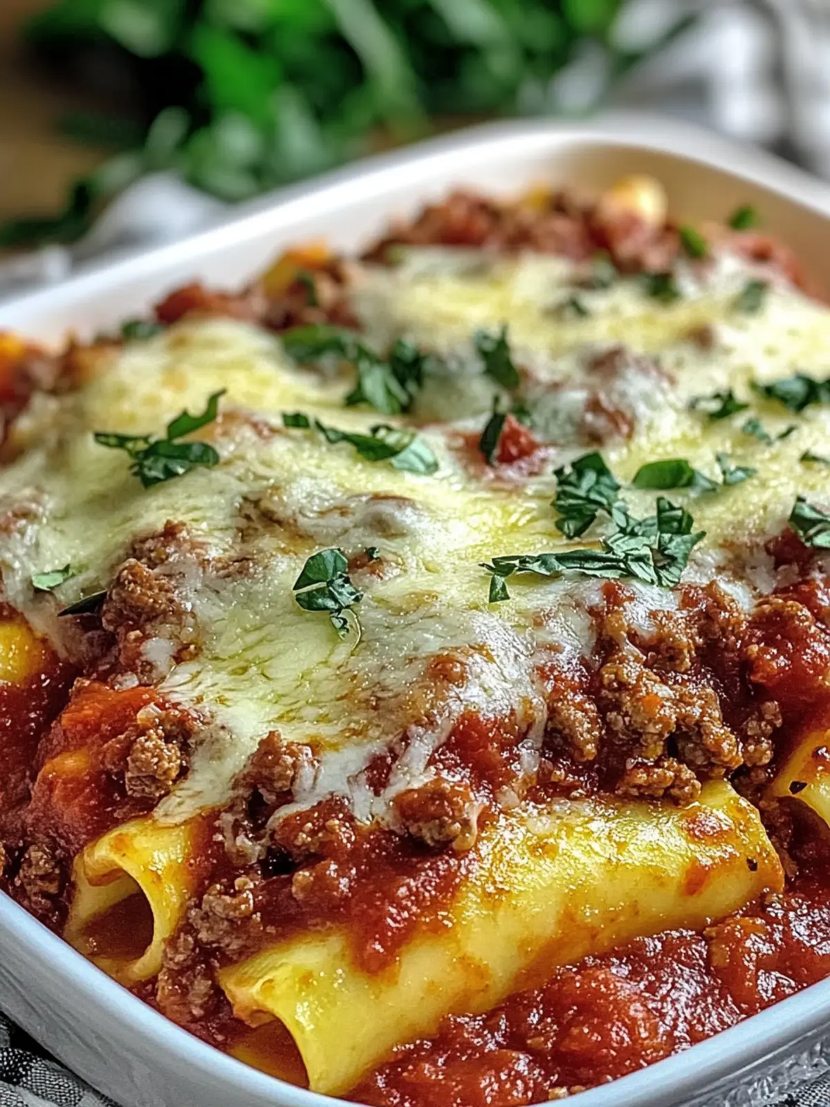 Mouthwatering Stuffed Manicotti with Meat Sauce Recipe 3 Stuffed Manicotti with Meat Sauce