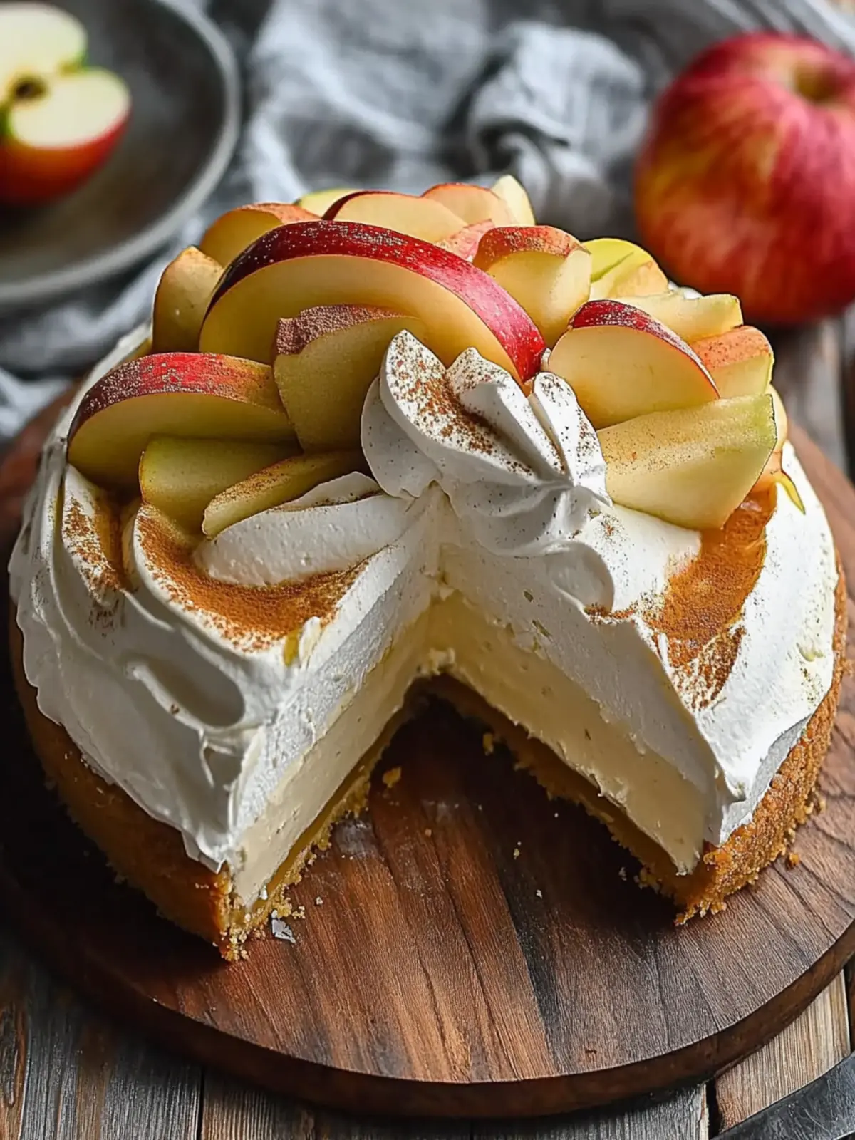 Creamy Apple Cider Cheesecake for Fall s Sweetest Treat 3 Apple Cider Cheesecake