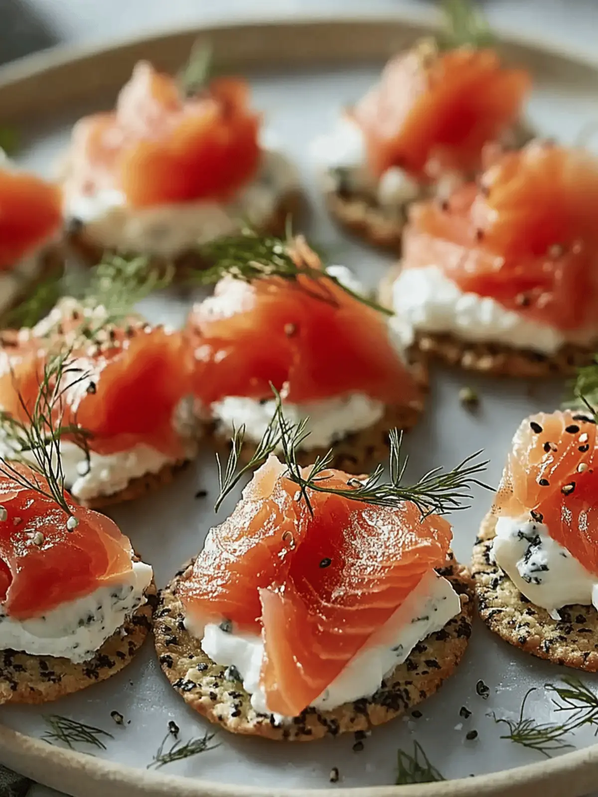 Smoked Salmon Cream Cheese Crackers Perfect for Any Occasion 4 Smoked Salmon Cream Cheese Crackers