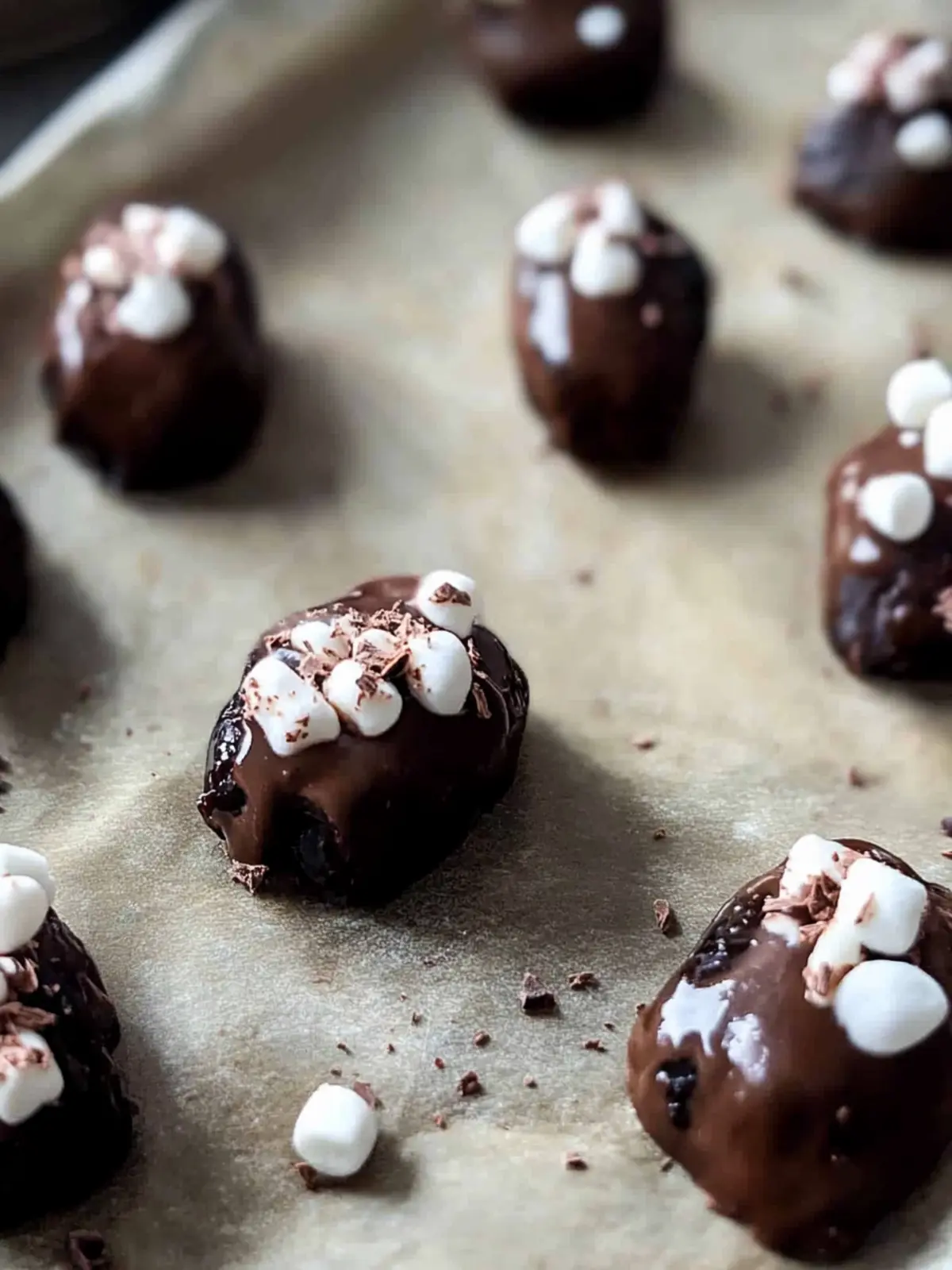 Delicious Hot Chocolate Dates with Marshmallow & Dark Chocolate 4 Hot Chocolate Dates with Marshmallow & Dark Chocolate