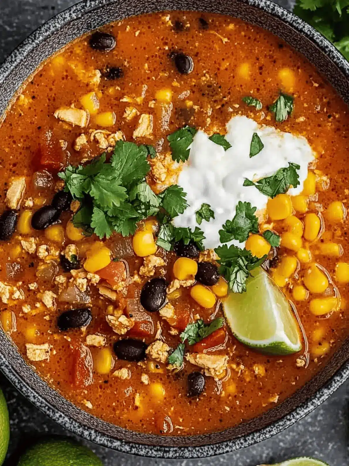 Turkey Taco Soup: Wholesome Comfort in Every Cozy Bowl 3 Turkey Taco Soup
