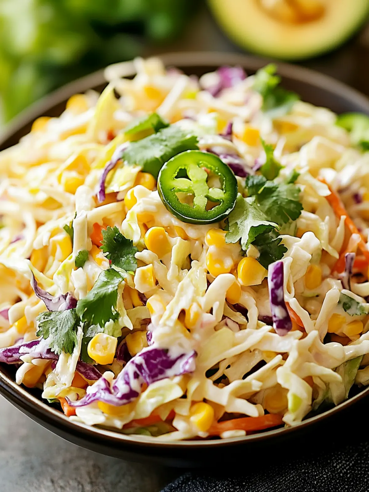 Spice Up Your Table with Zesty Jalapeno Corn Coleslaw 2 Jalapeno Corn Coleslaw