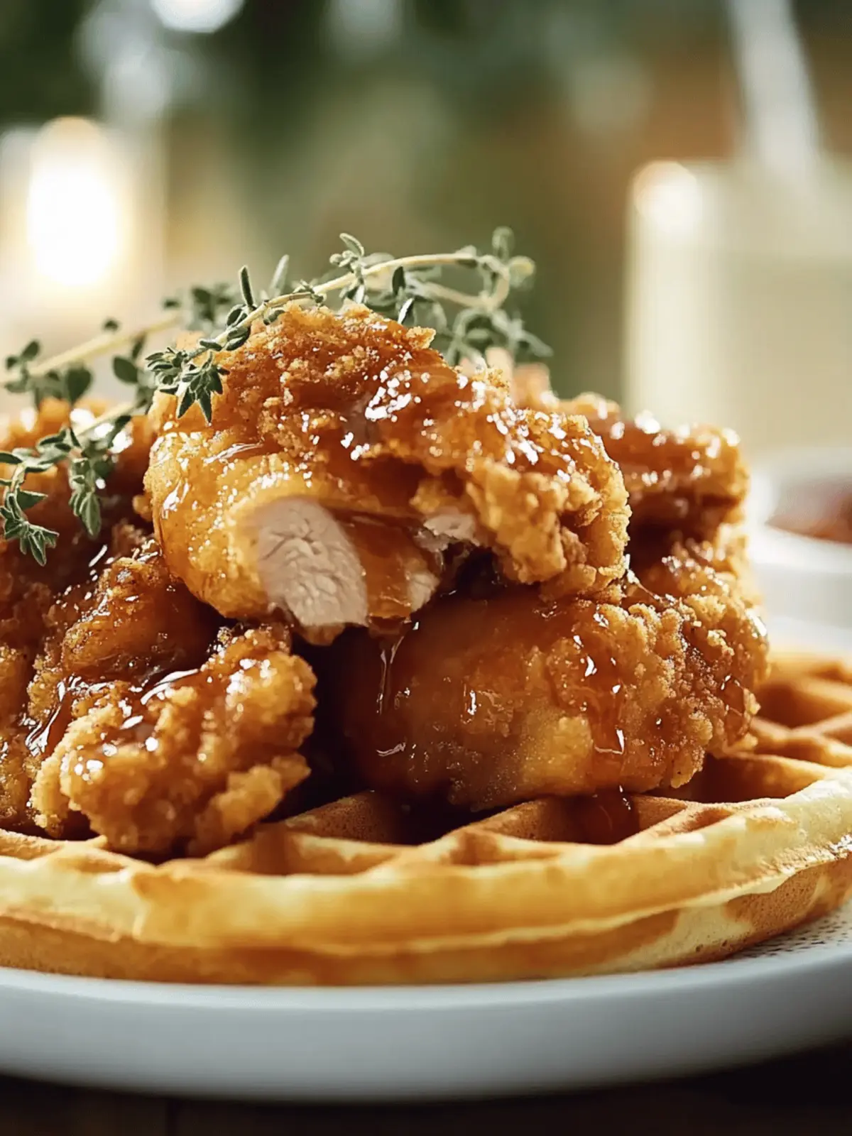 Irresistible Chicken and Waffles Recipe with Spicy Honey Twist 3 Chicken and Waffles Recipe