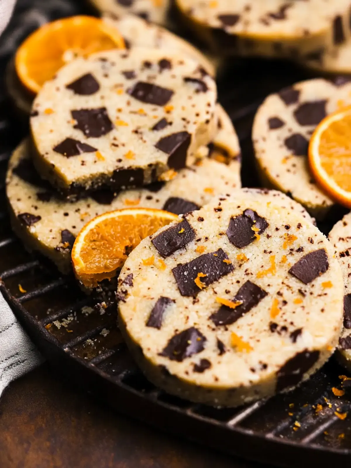 Melt-in-Your-Mouth Chocolate Orange Shortbread Cookies 3 Chocolate Orange Shortbread Cookies