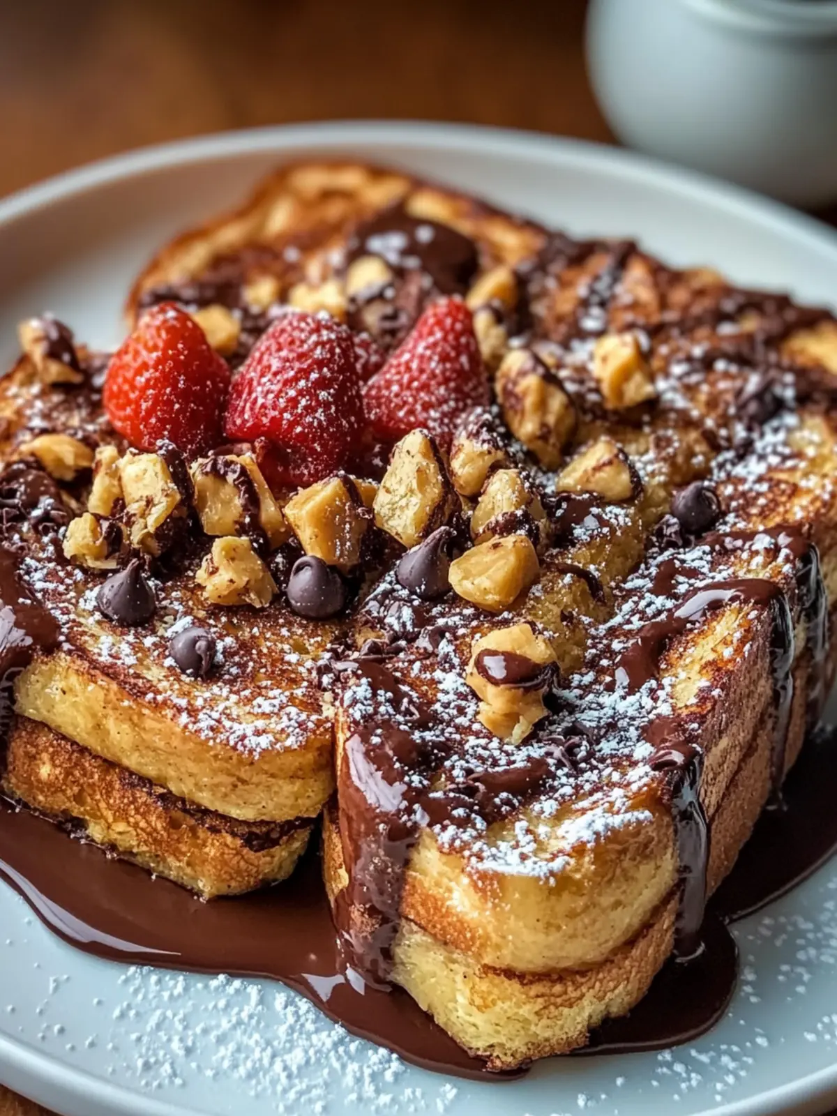 Peanut Butter Chocolate French Toast for a Cozy Breakfast 2 Peanut Butter Chocolate French Toast