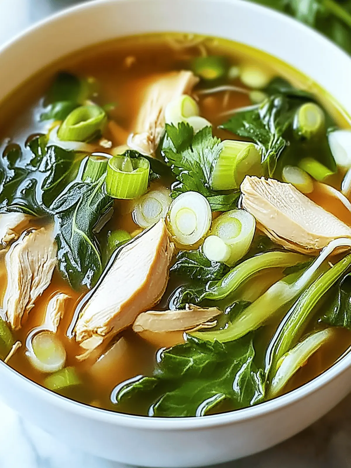 Hearty Bokchoy Chicken Soup for Cozy Family Nights 3 Bokchoy Chicken Soup