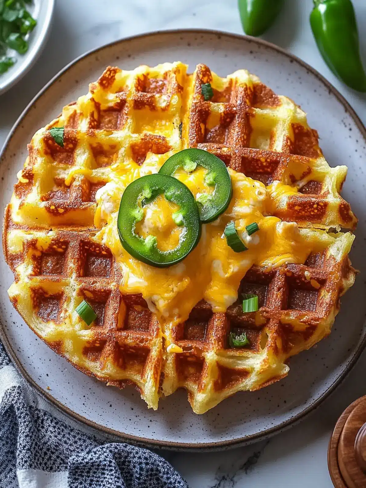 Spicy Jalape o Cheddar Chaffles That Will Wow Your Taste Buds 4 Jalape o Cheddar Chaffle