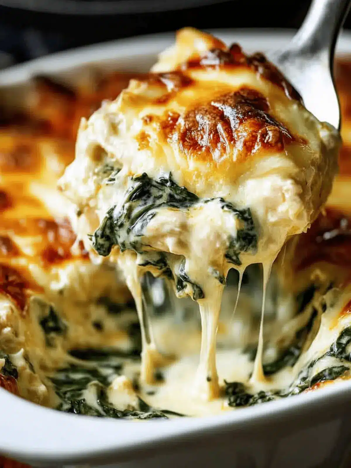 Creamy Spinach Chicken Casserole for Cozy Family Nights 2 Creamy Spinach Chicken Casserole